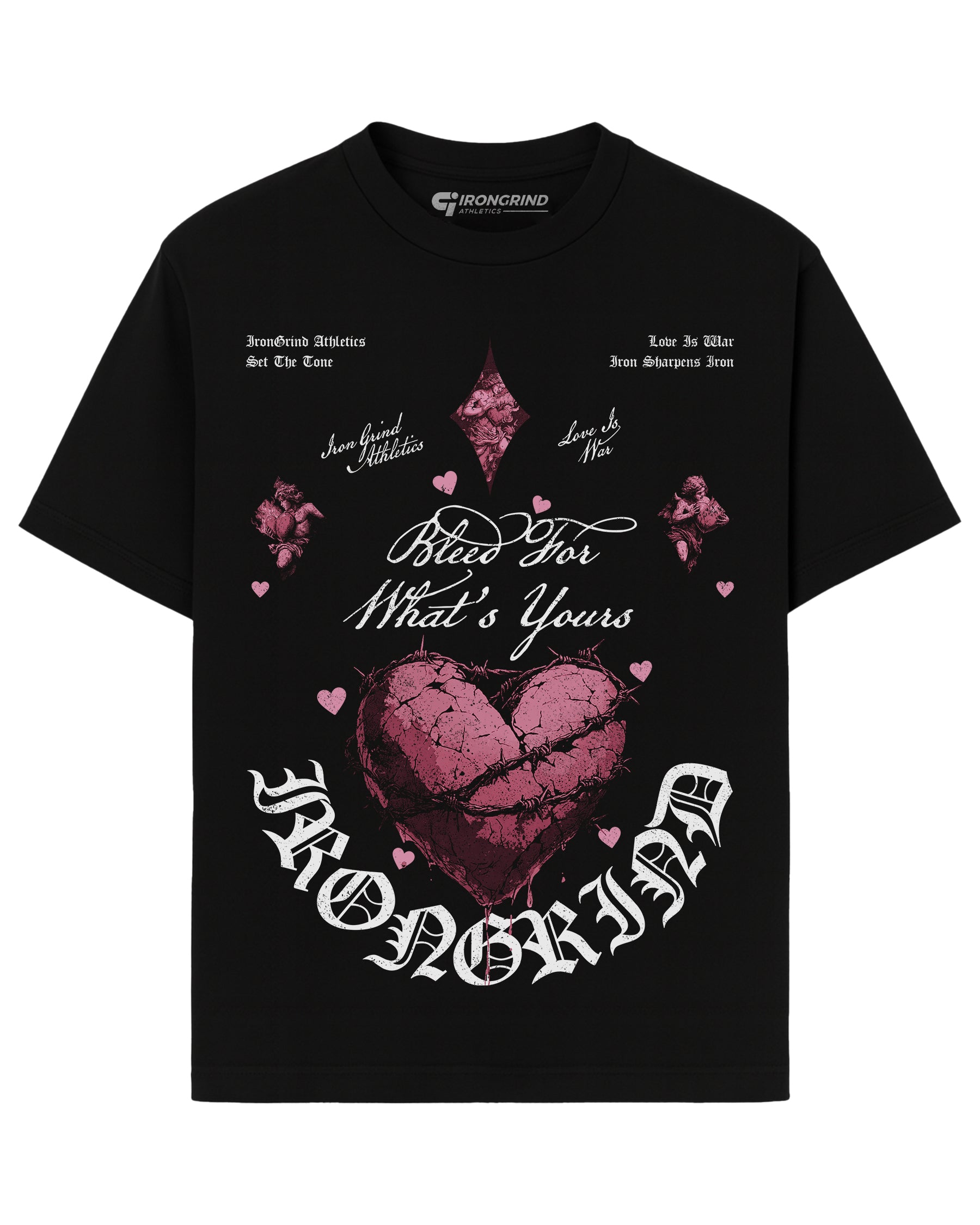 'Love Is War: Bleed For What's Yours' Heavyweight T-Shirt