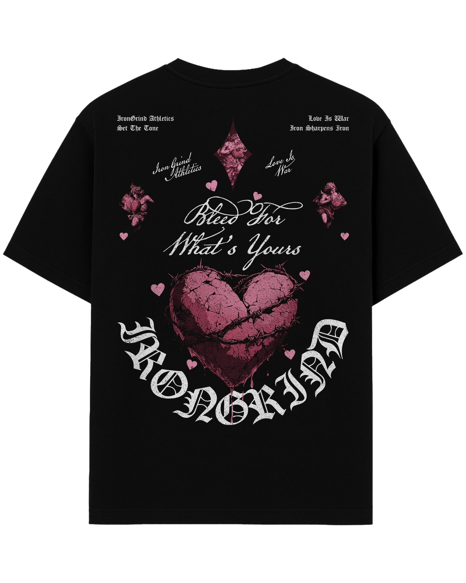 'Love Is War: Bleed For What's Yours' Heavyweight T-Shirt
