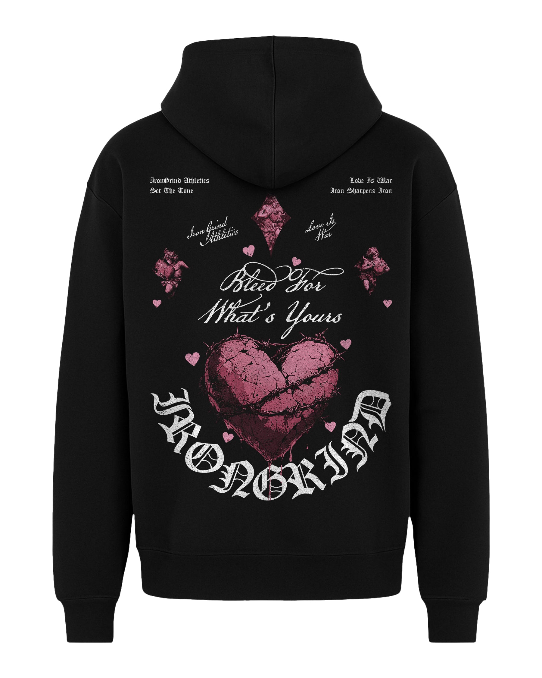 'Love Is War: Bleed For What's Yours' Box Hoodie