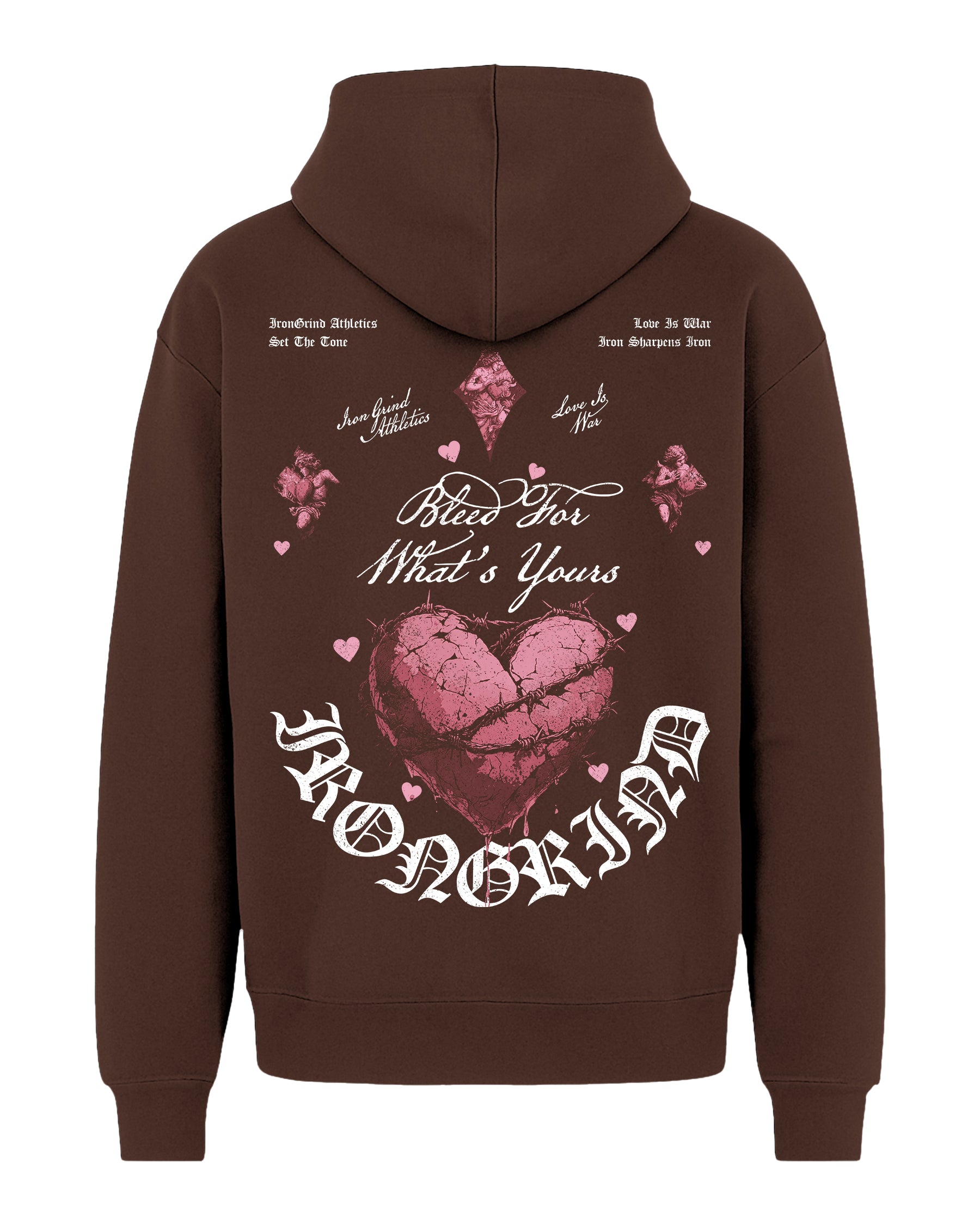 'Love Is War: Bleed For What's Yours' Box Hoodie