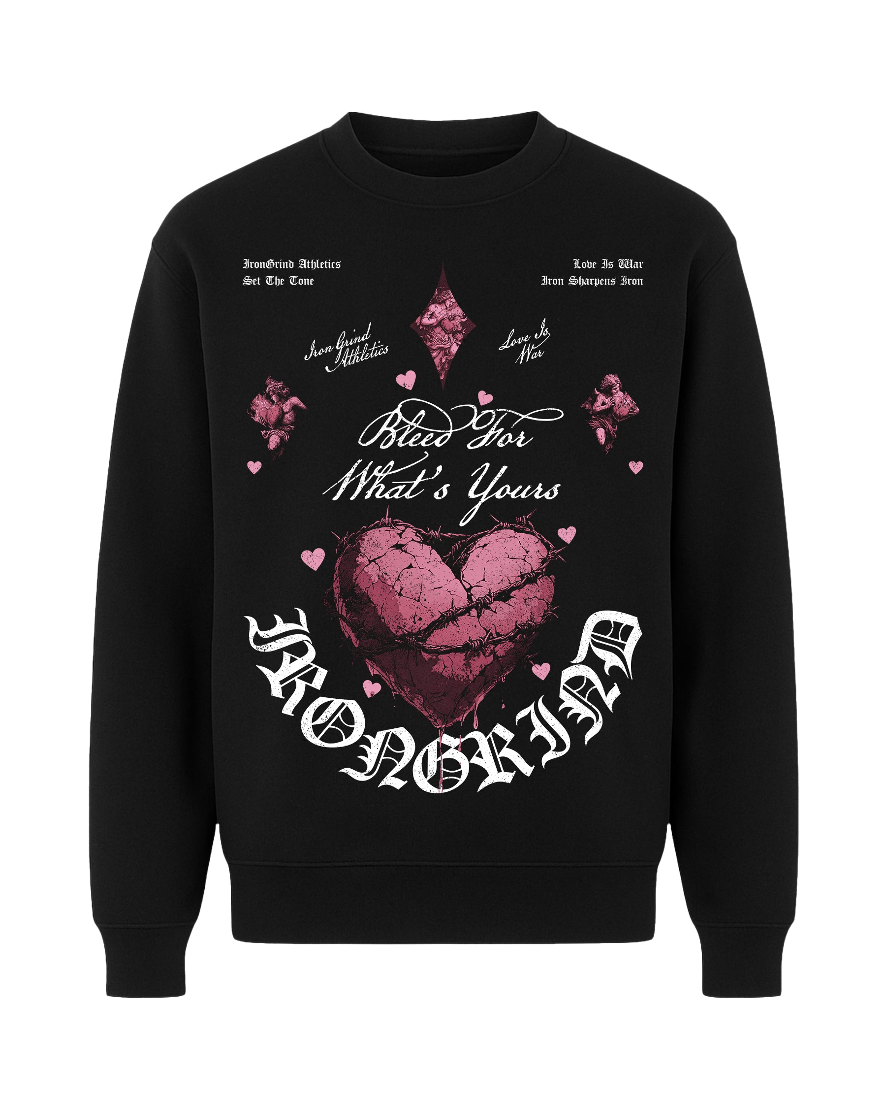 'Love Is War: Bleed For What's Yours' Premium Crew Neck