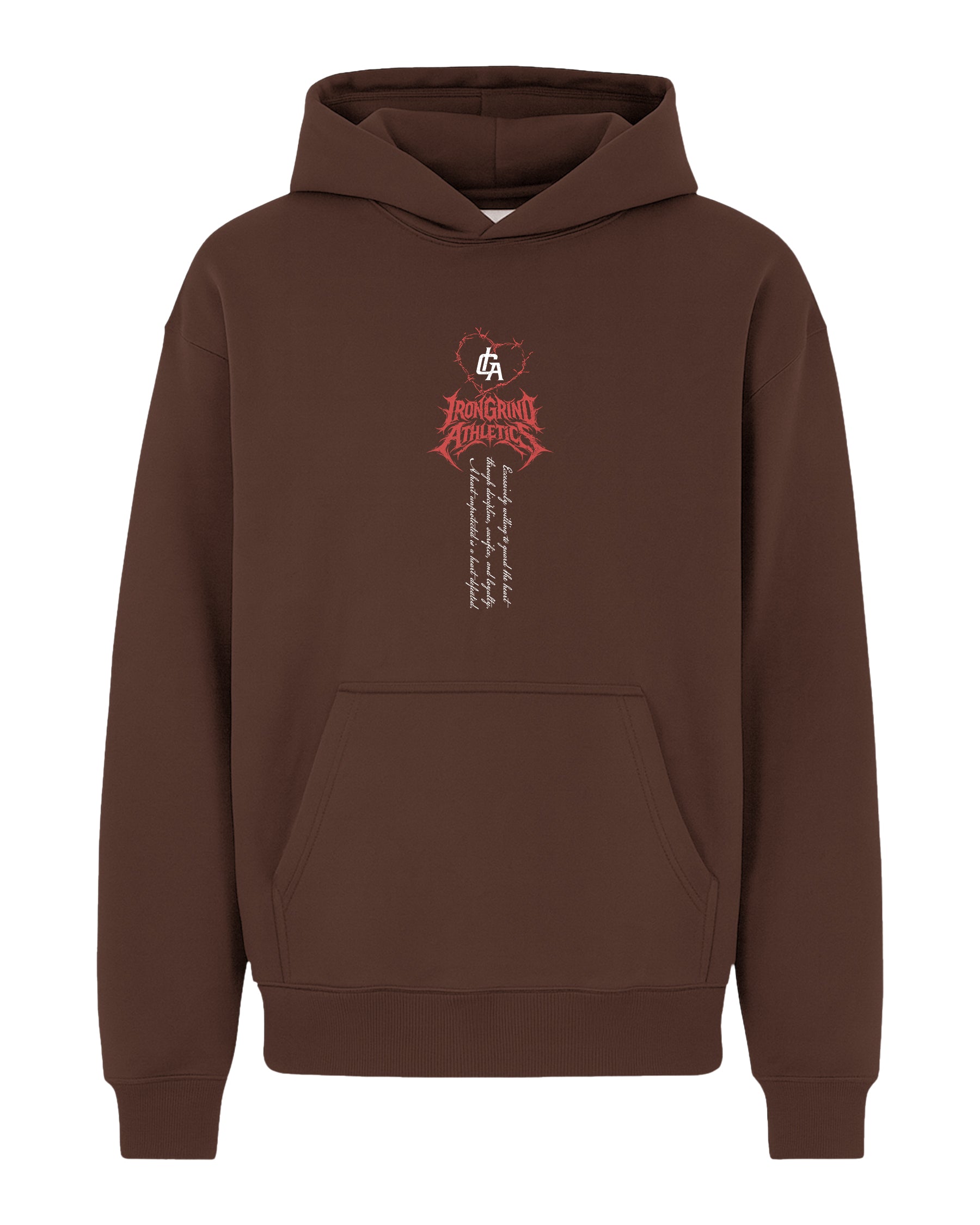 'Love Is War: Bleed For What's Yours' Box Hoodie