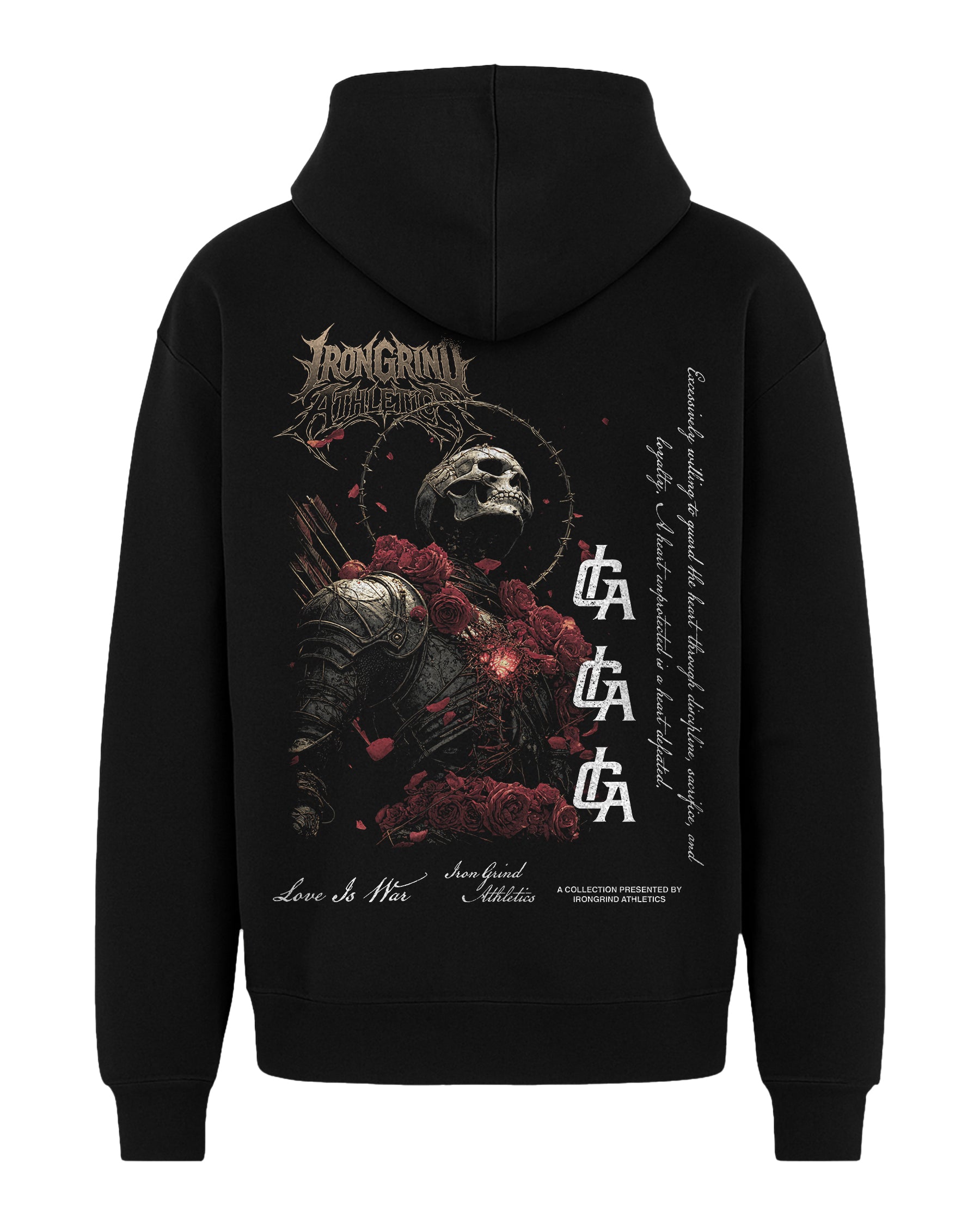 'Love Is War: Heart Under Oath' Box Hoodie