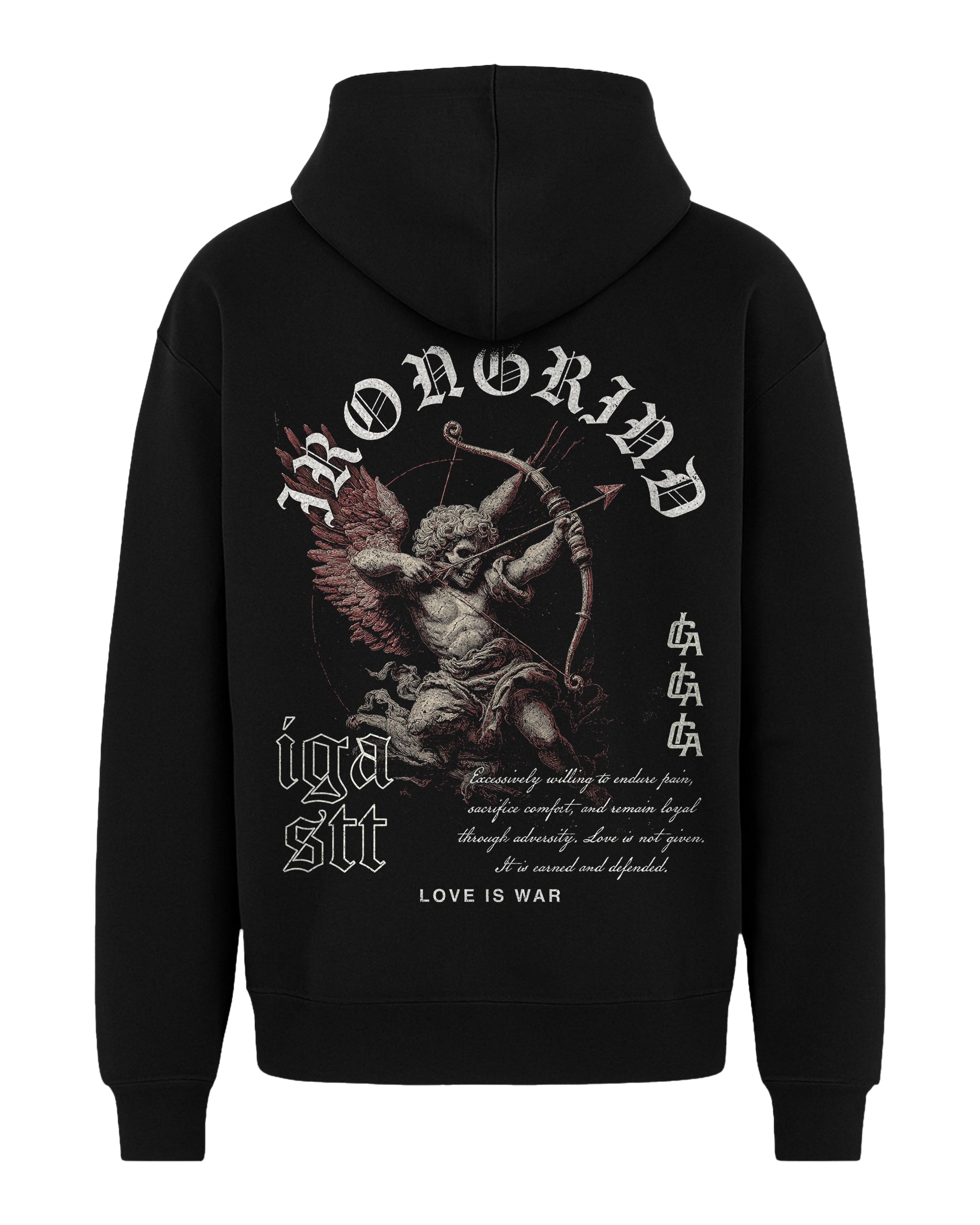 'Love Is War: Killshot Cupid' Box Hoodie