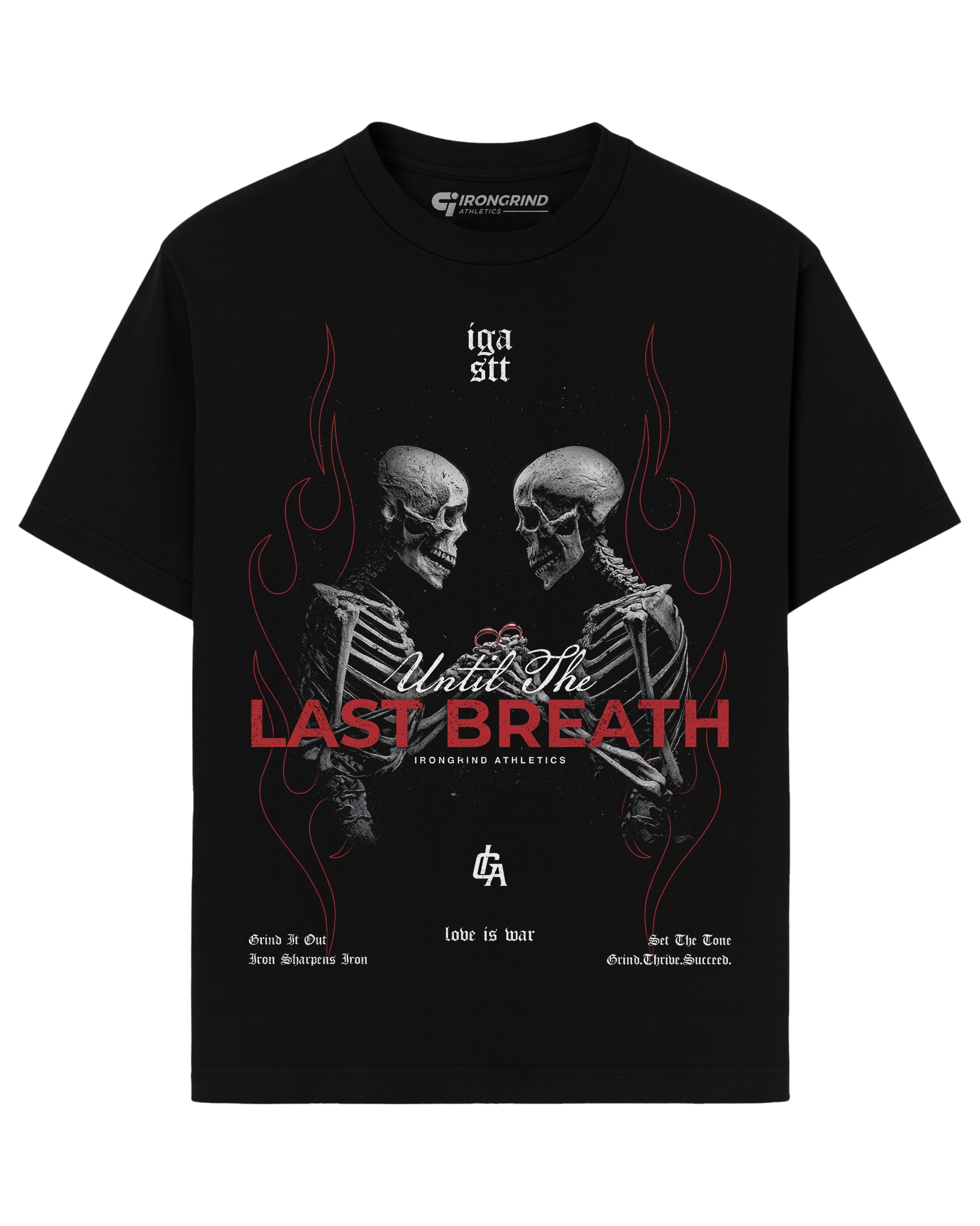 'Love Is War: Last Breath' Heavyweight T-Shirt