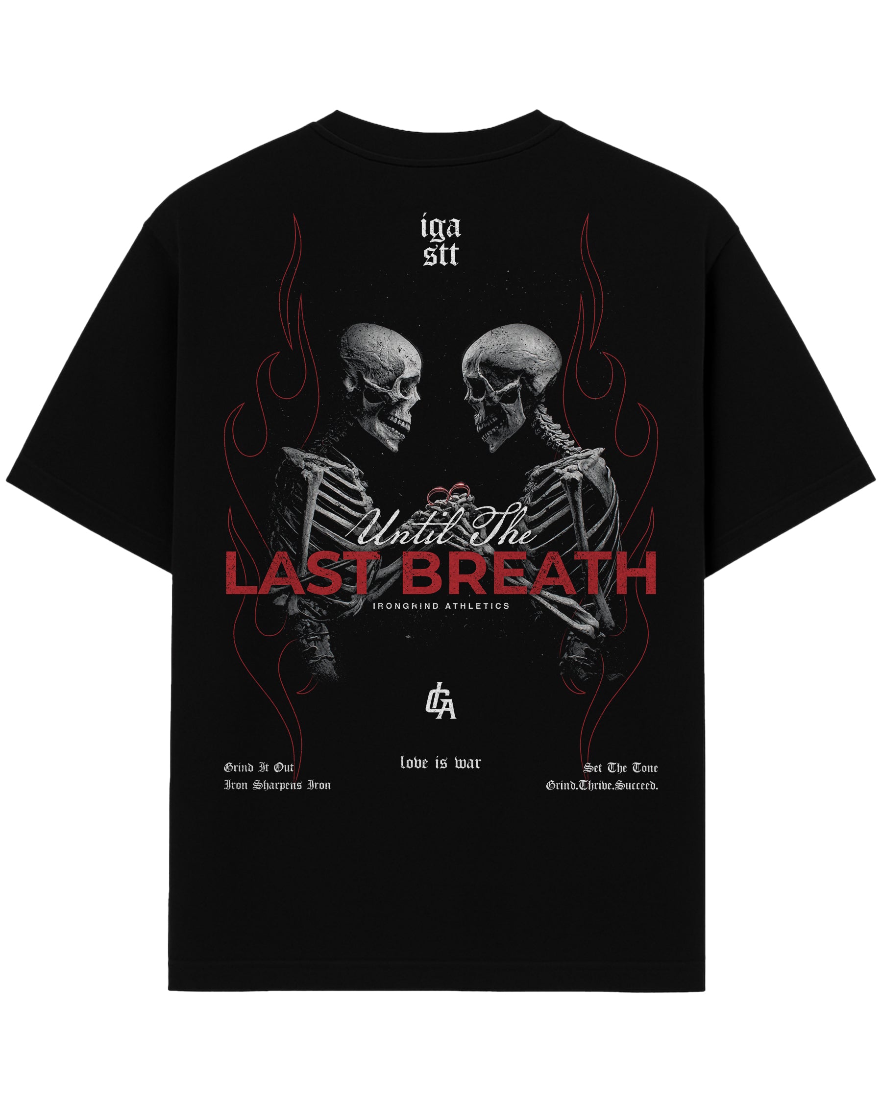'Love Is War: Last Breath' Heavyweight T-Shirt