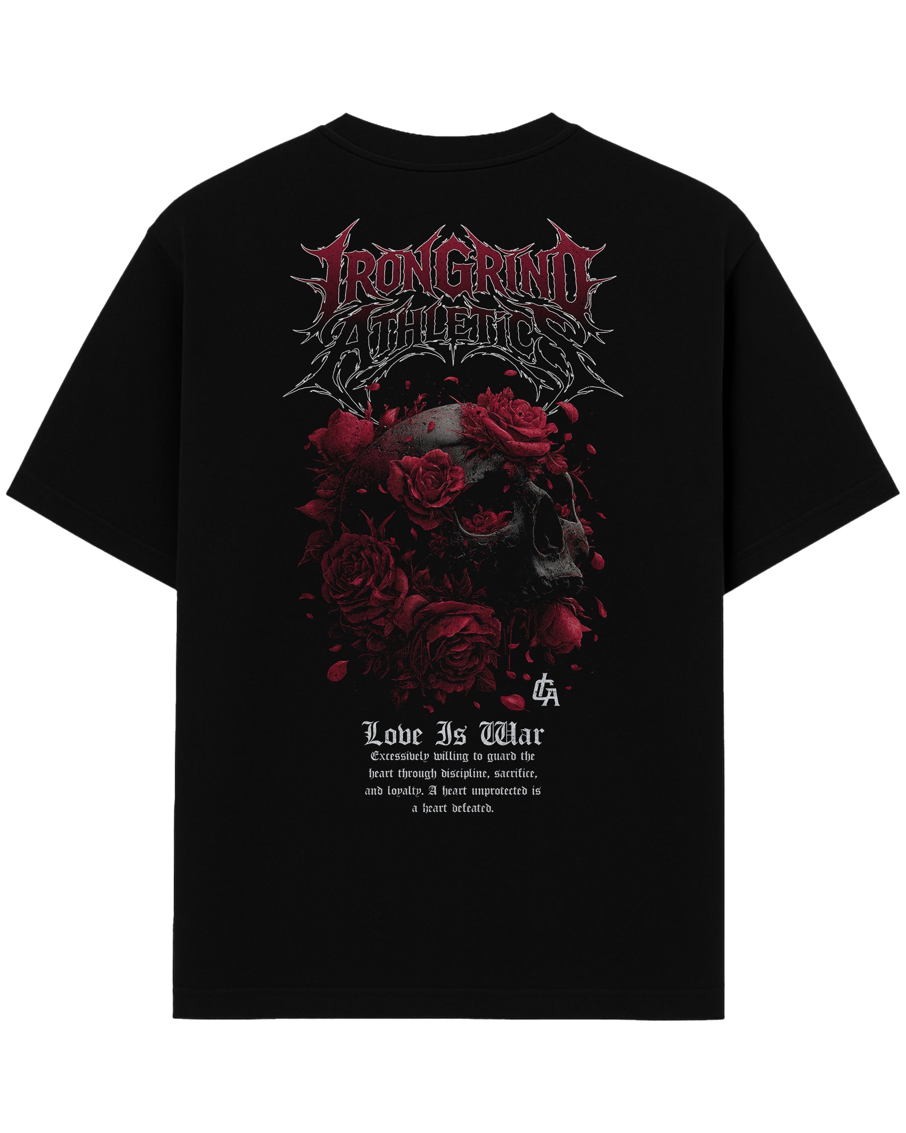 'Love Is War: The Cost of Love' Heavyweight T-Shirt