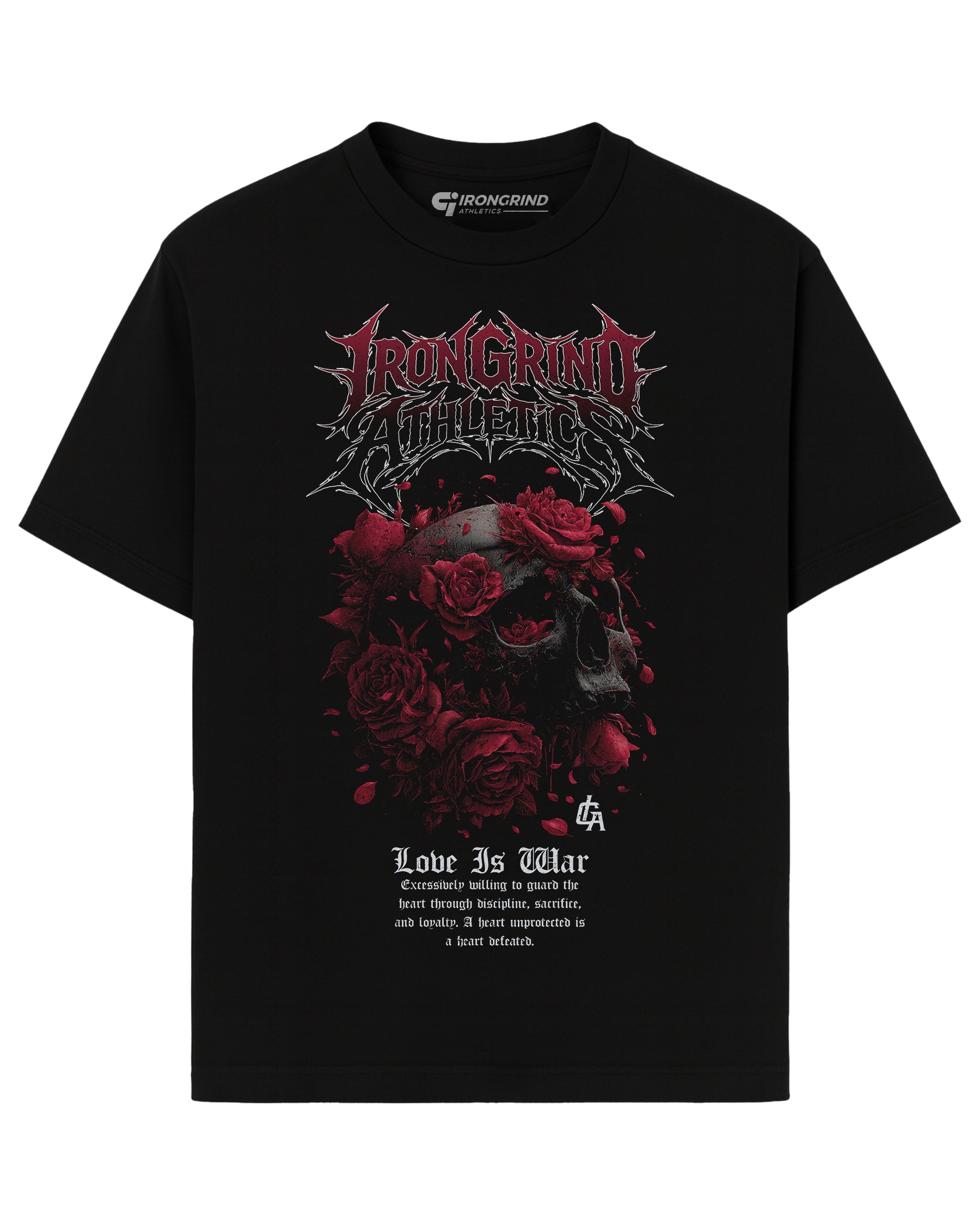 'Love Is War: The Cost of Love' Heavyweight T-Shirt