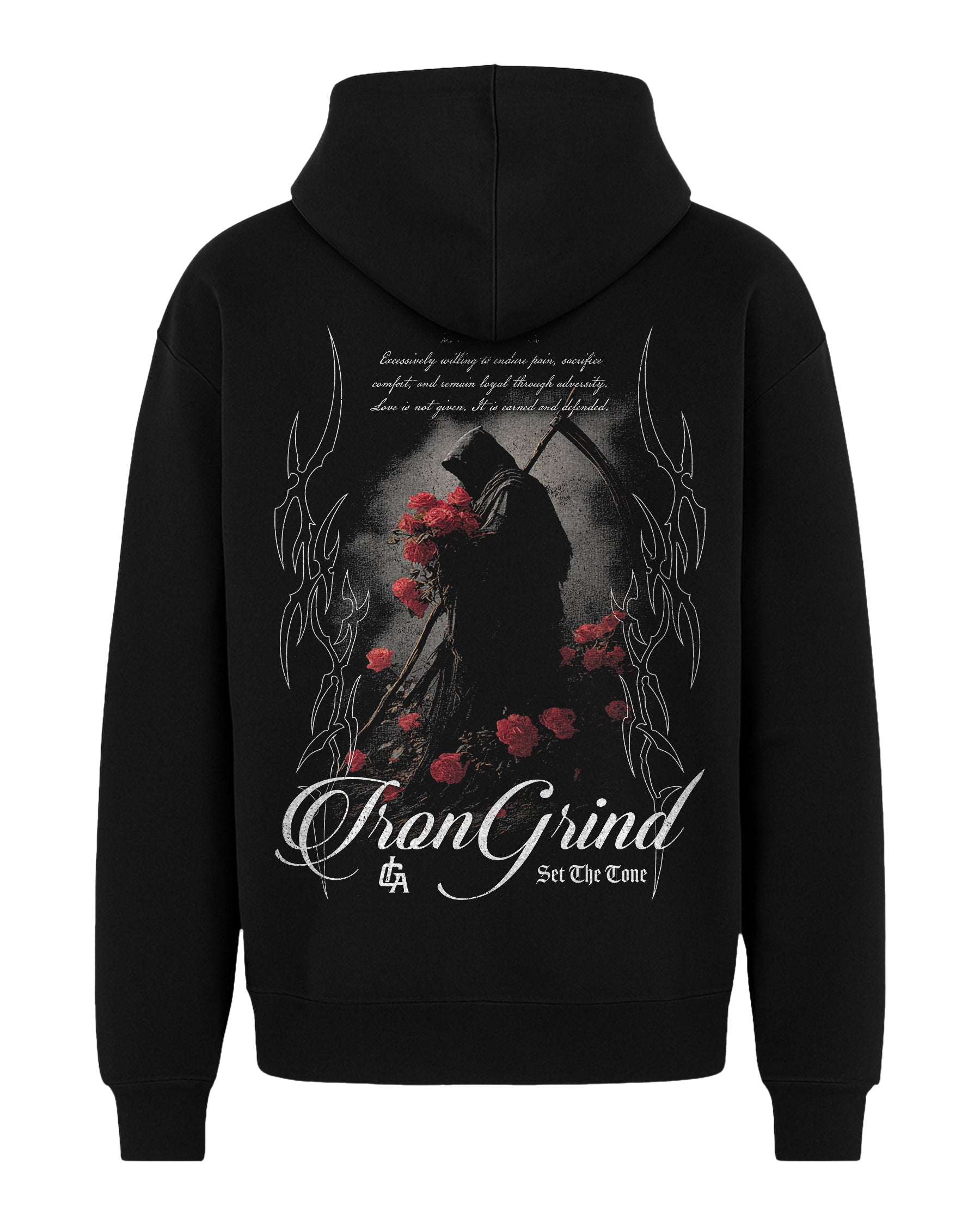 'Love Is War: To The Grave' Box Hoodie