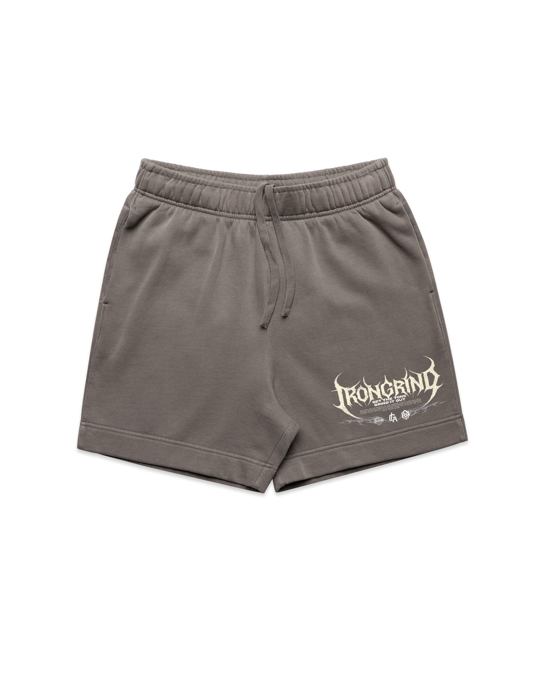 [Limited Edition] 'AOT: Levi V1' Relax Faded Track Shorts 18"