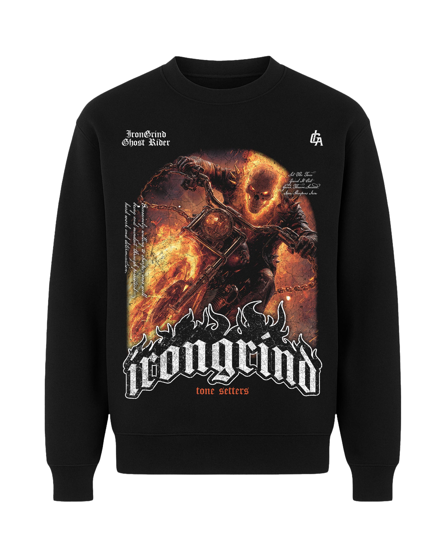 [Limited Edition] 'Marvel: Ghost Rider' Premium Crew Neck