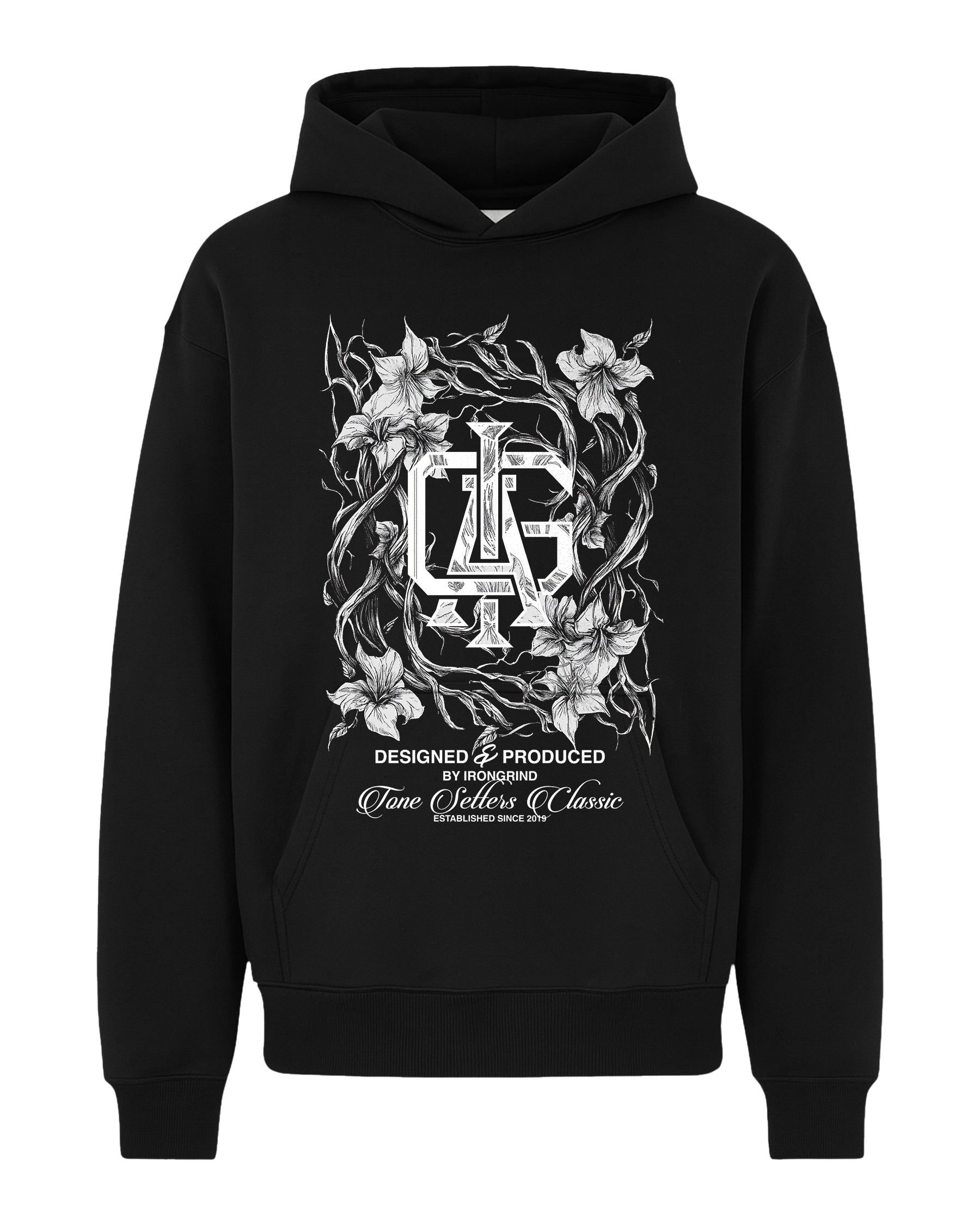 'Midnight Bloom' Box Hoodie