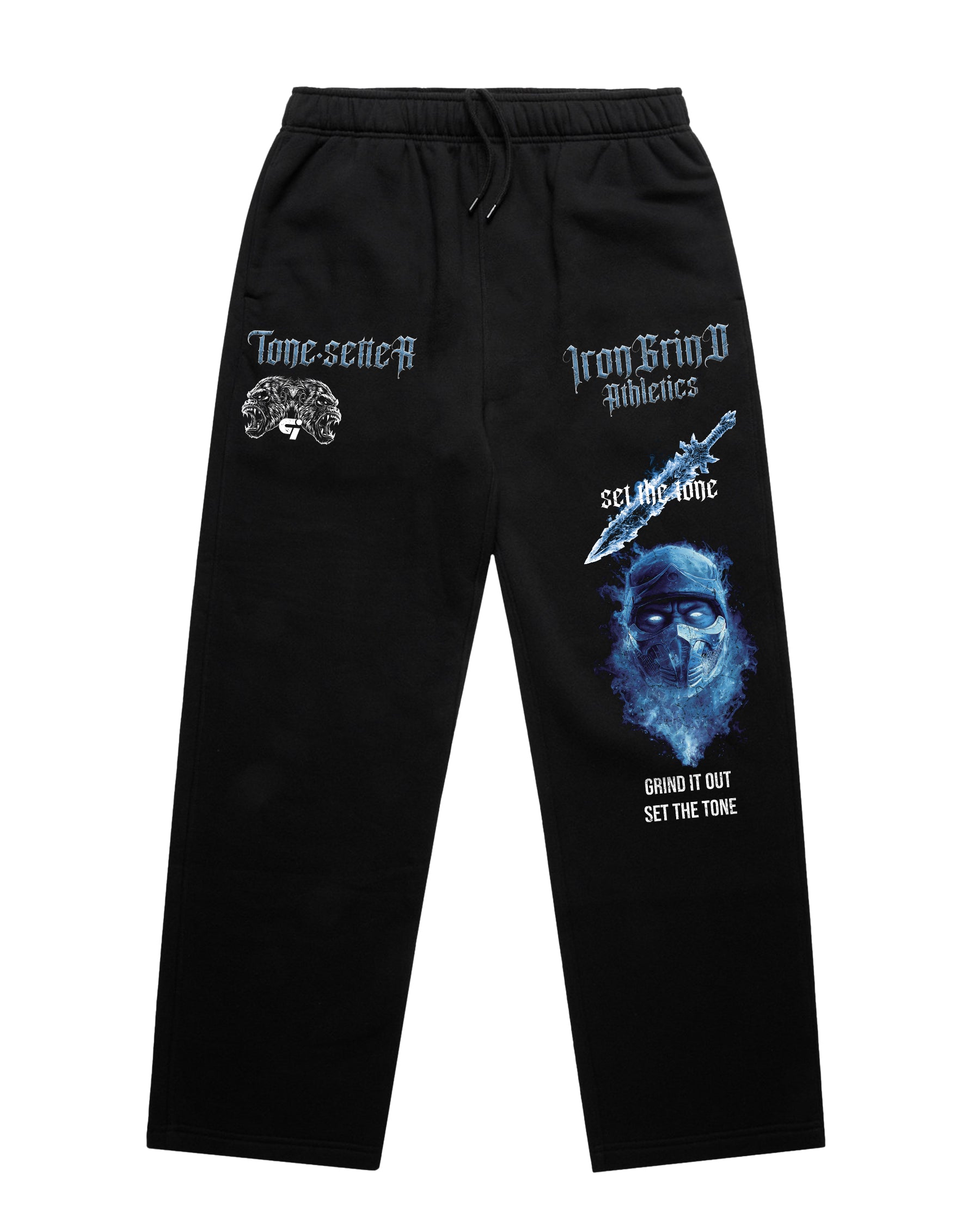 [Limited Edition] 'Mortal Kombat: Sub-Zero' Relax Cuffless Track Pants