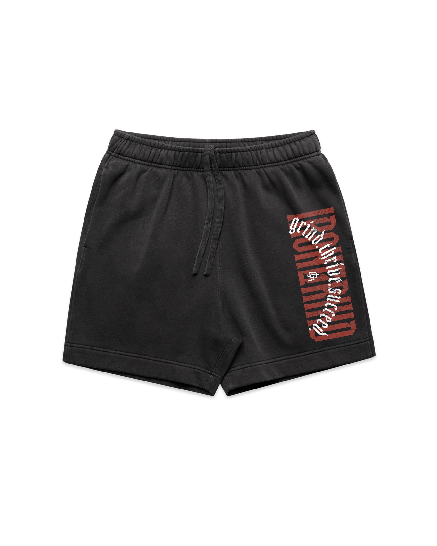 [Limited Edition] 'Naruto: Akatsuki' Relax Faded Track Shorts 18"