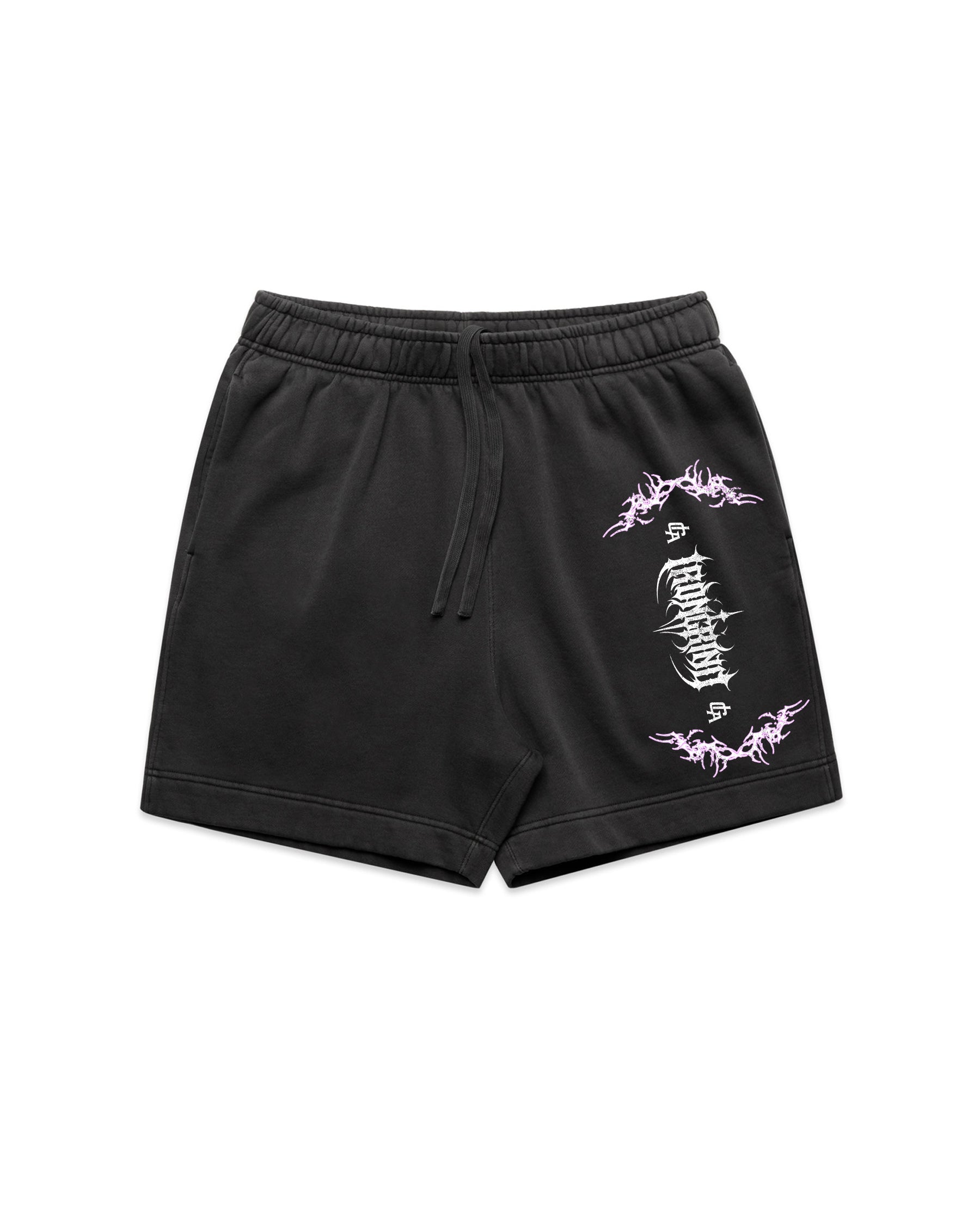 [Limited Edition] 'Naruto: Hinata' Relax Faded Track Shorts 18"