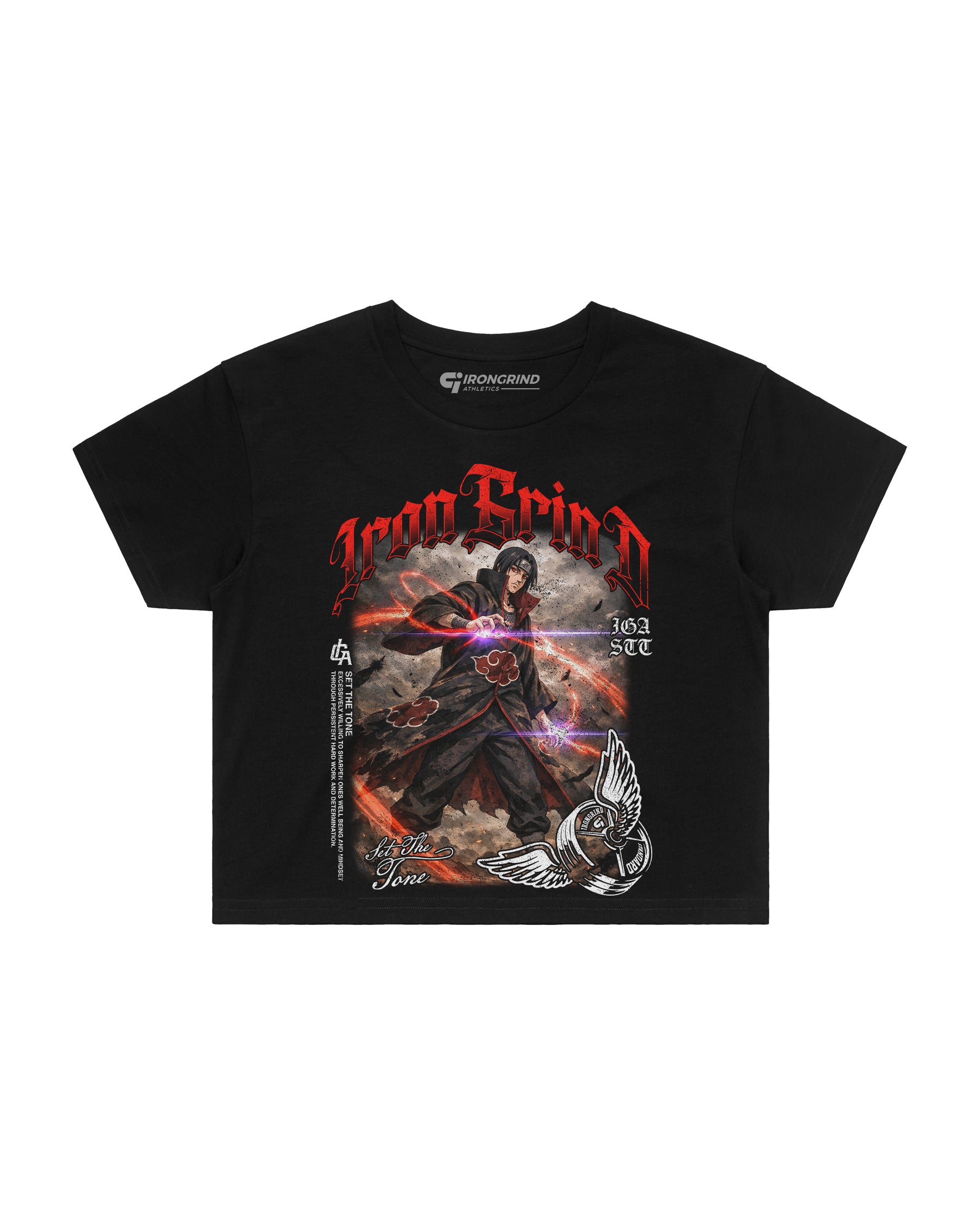 [Limited Edition] 'Naruto: Itachi' Wo's Crop Top