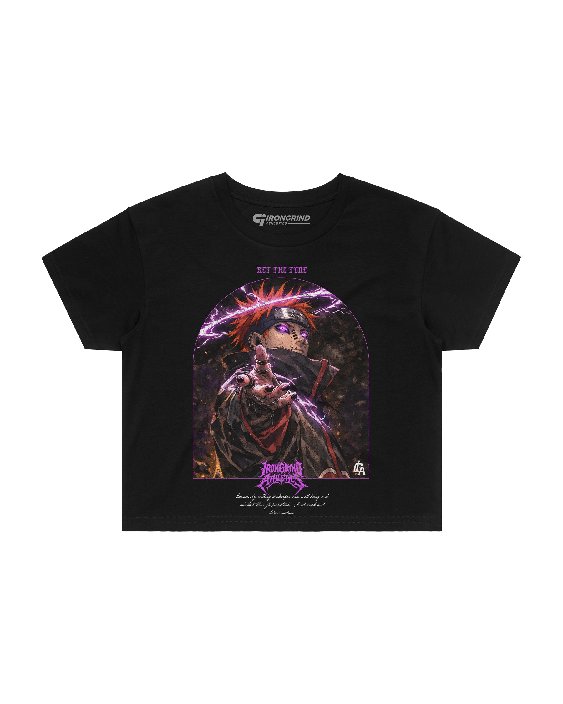[Limited Edition] 'Naruto: Pain' Wo's Crop Top
