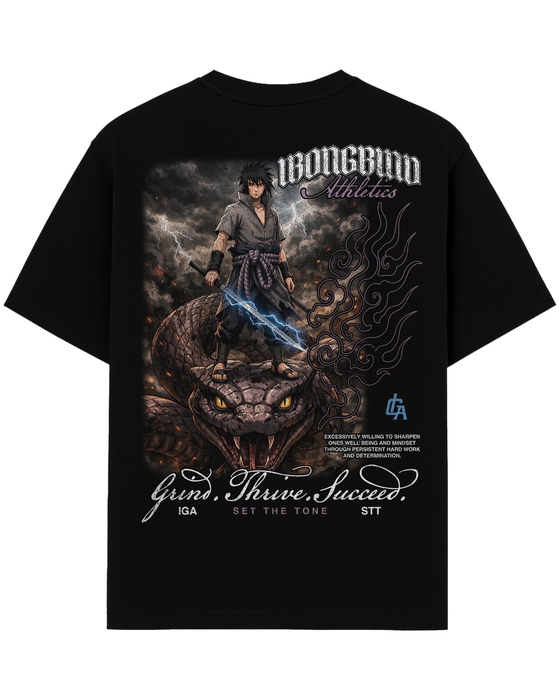 [Limited Edition] 'Naruto: Sasuke Uchiha' Heavyweight T-Shirt