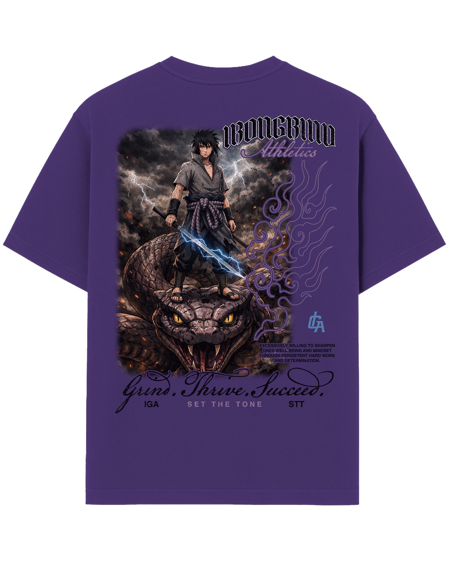 [Limited Edition] 'Naruto: Sasuke Uchiha' Heavyweight T-Shirt
