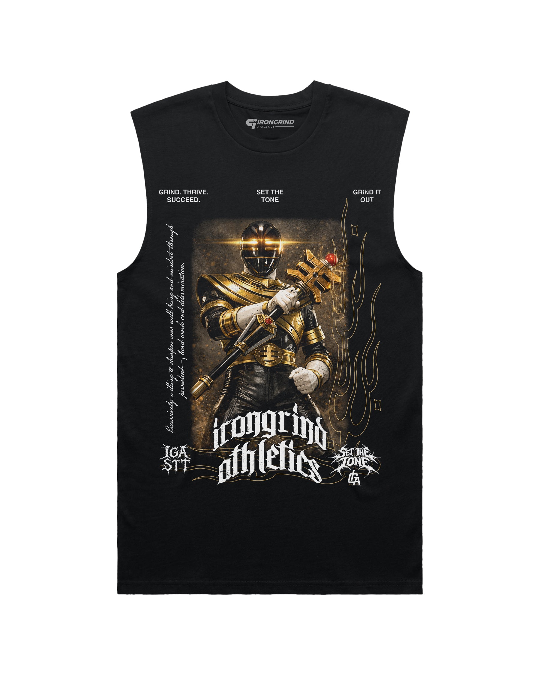 [Limited Edition] 'Pwr Rangers: Gold Ranger' Classic Tank
