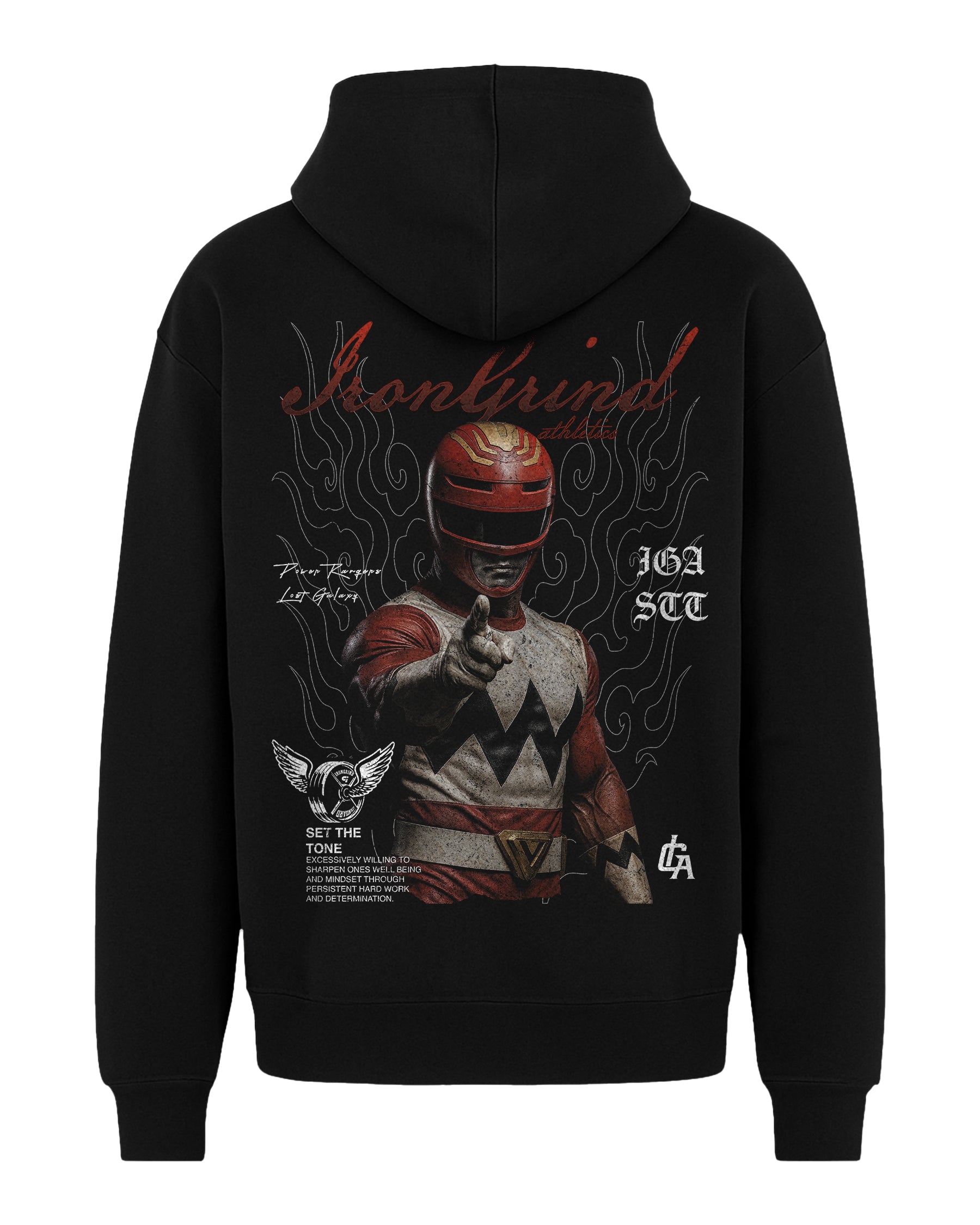 [Limited Edition] 'Pwr Rangers: Lost Galaxy Red Ranger' Box Hoodie