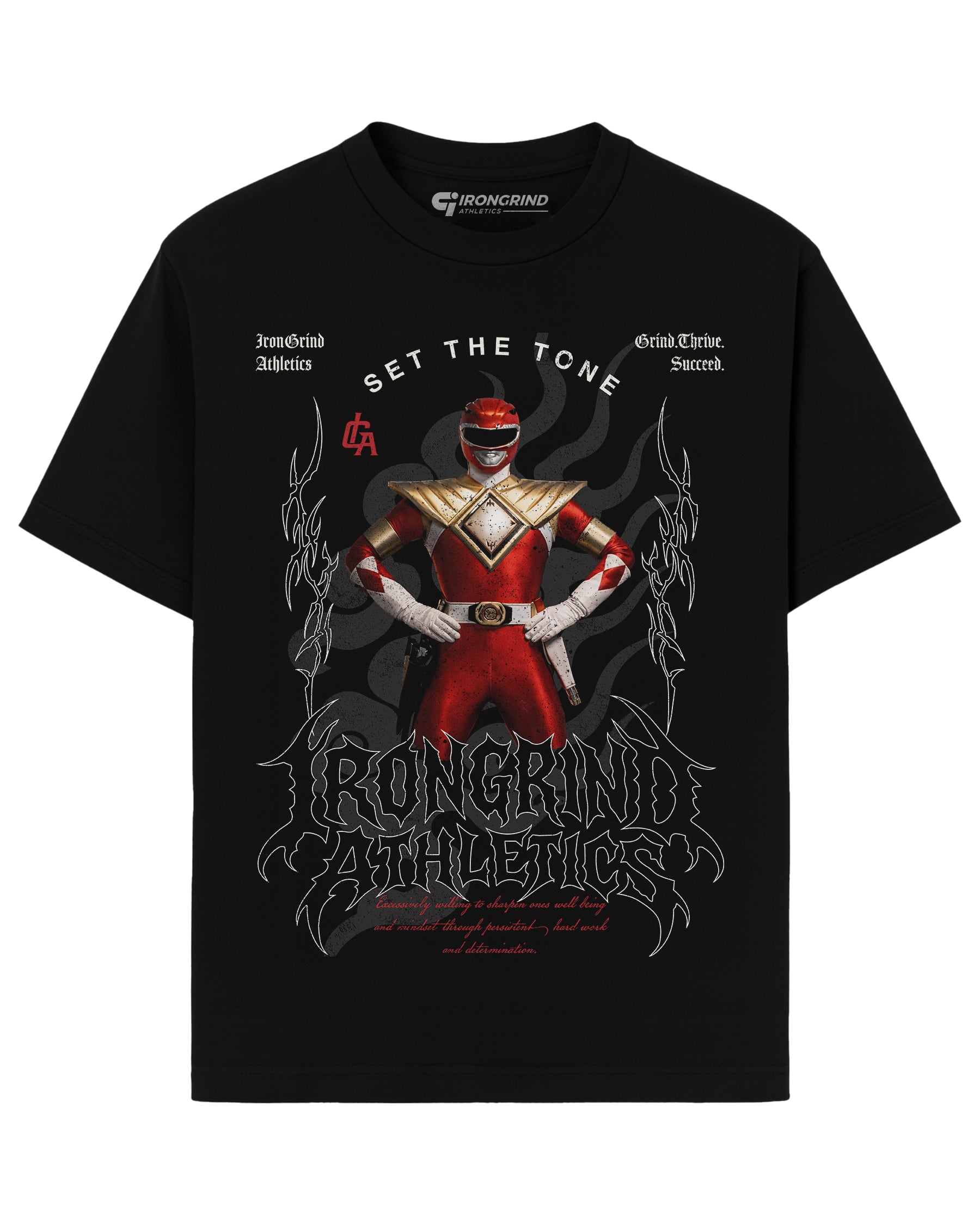 [Limited Edition] 'Pwr Rangers: Mighty Morphin Red Ranger' Heavyweight T-Shirt