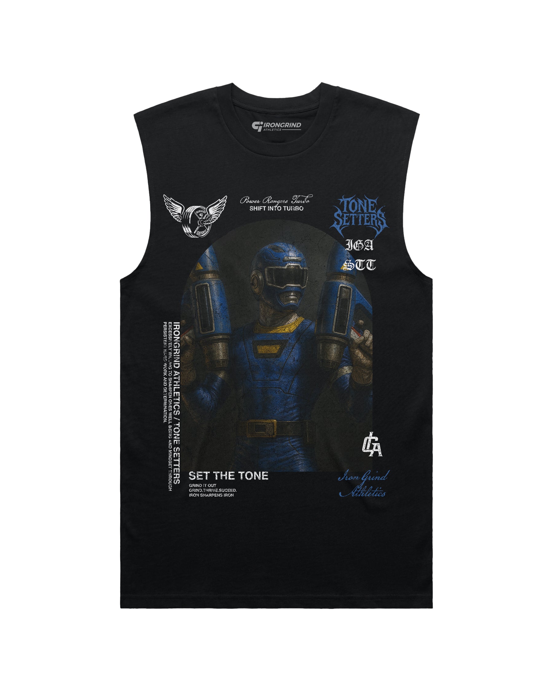 [Limited Edition] 'Pwr Rangers: Turbo Blue Ranger' Classic Tank