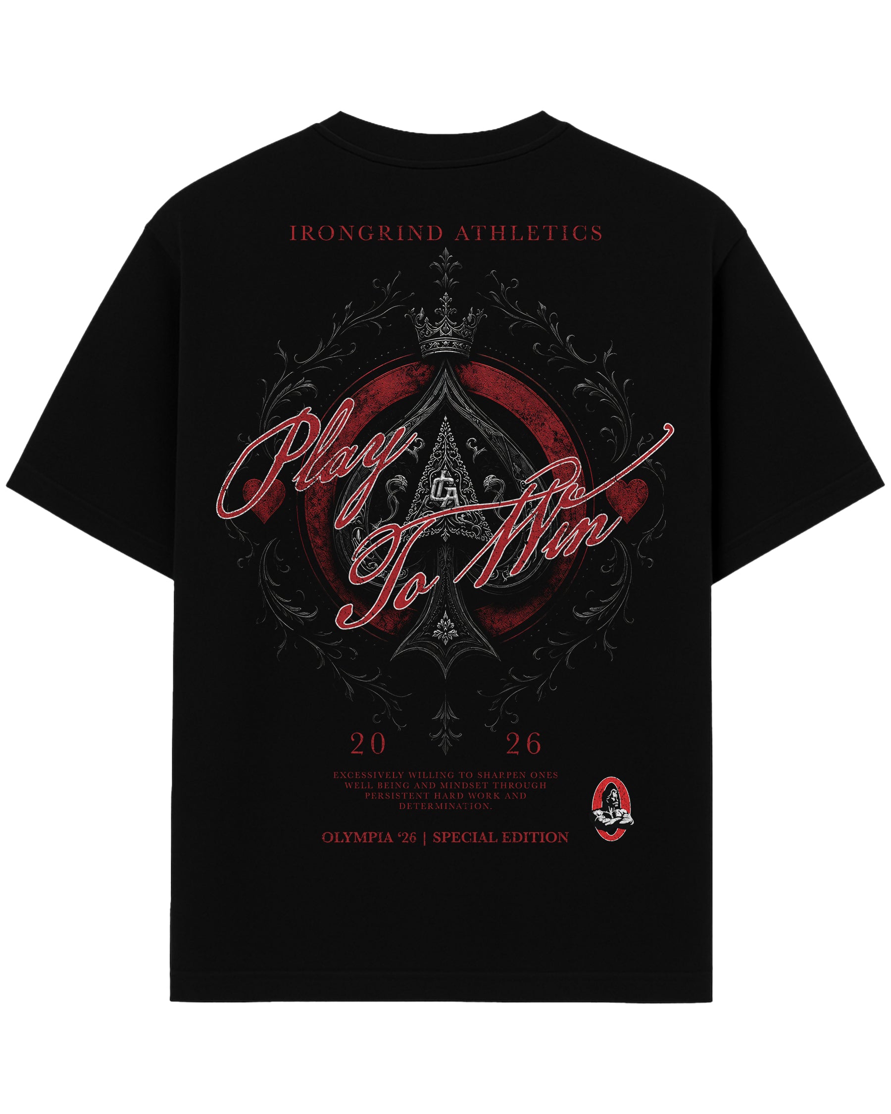 [Olympia Exclusive] 'Olympia: Play to Win' Heavyweight T-Shirt