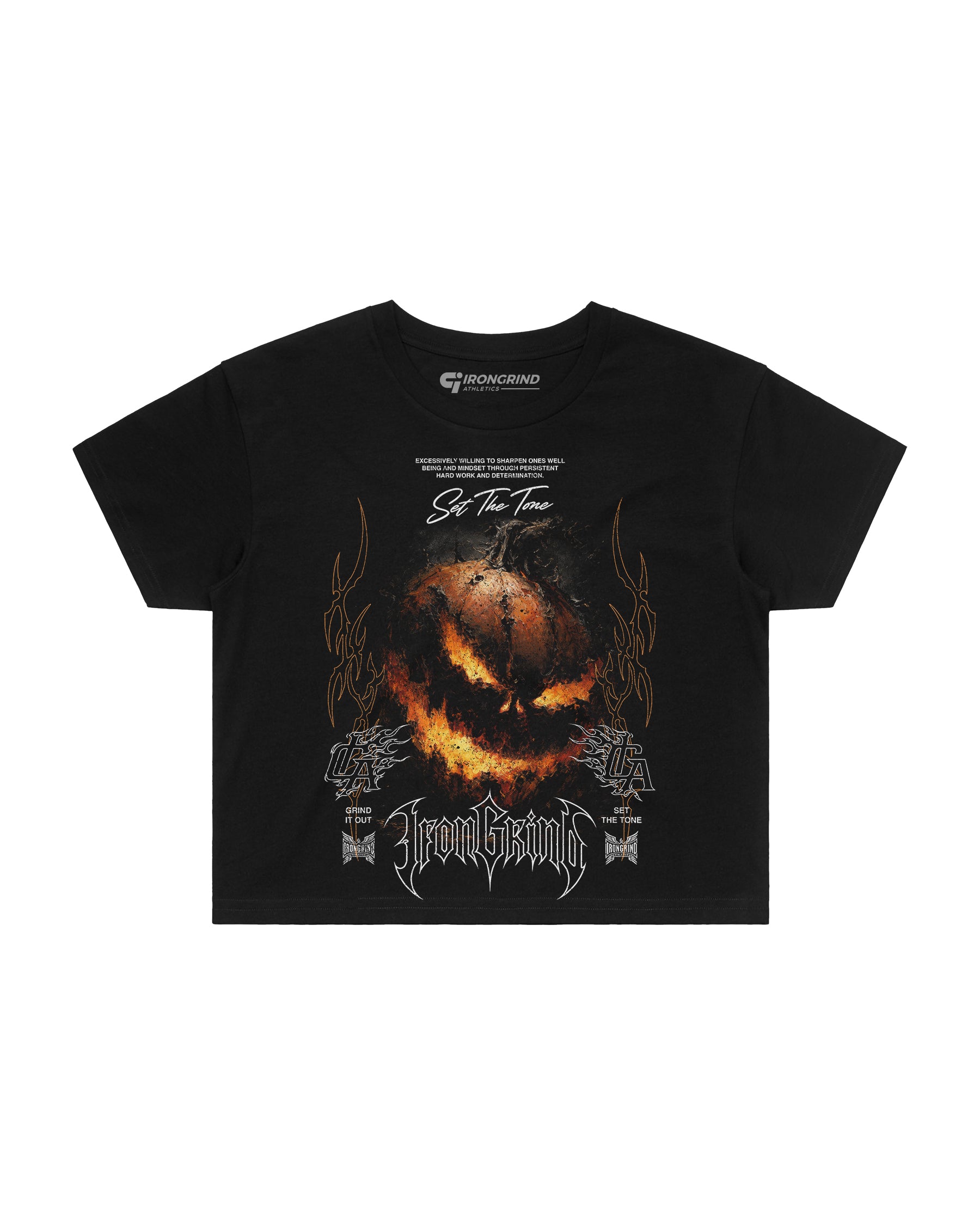 [Limited Edition] 'Halloween: Pumpkin' Wo's Crop Top