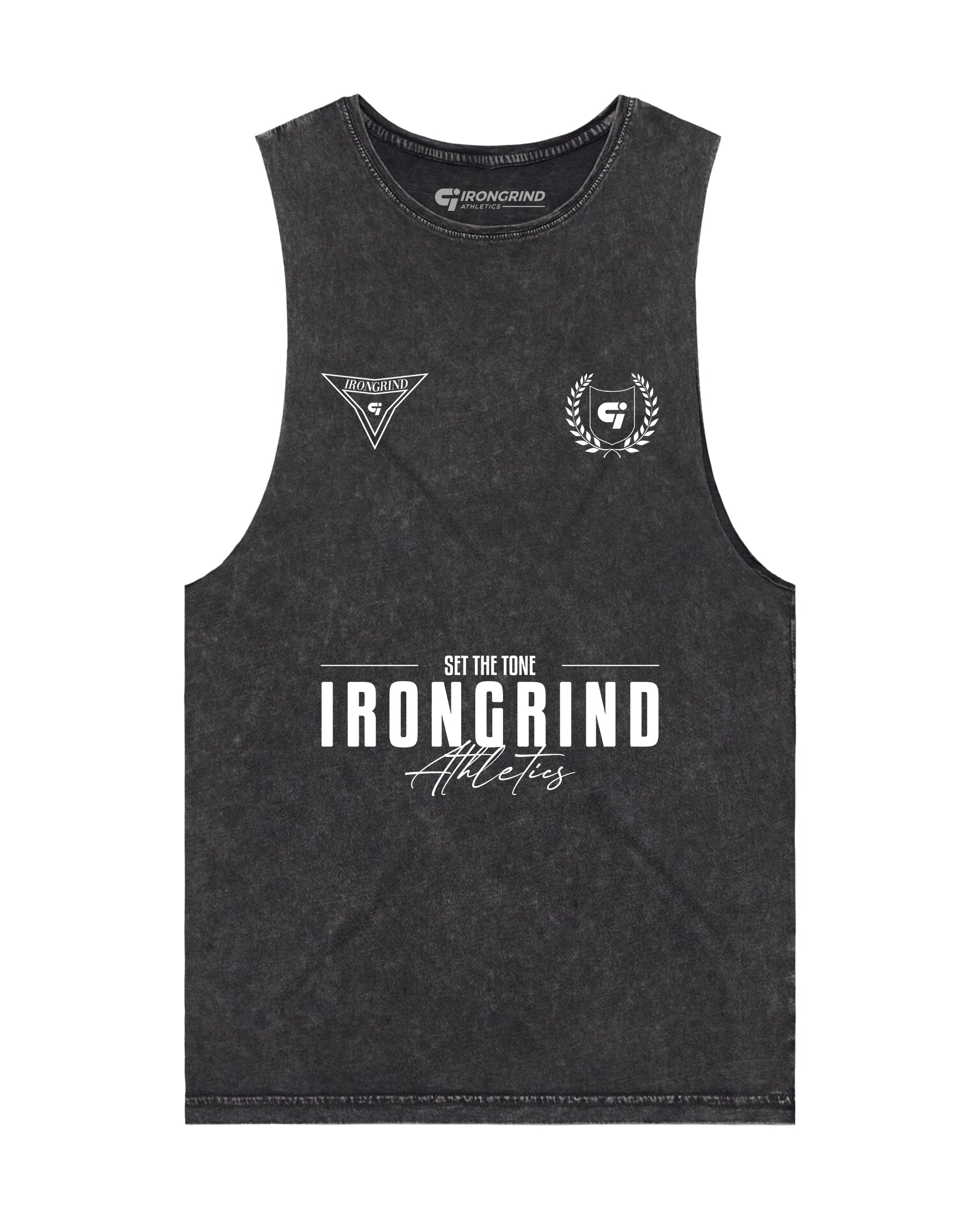 'Real Grind' Stone Wash Barnard Tank
