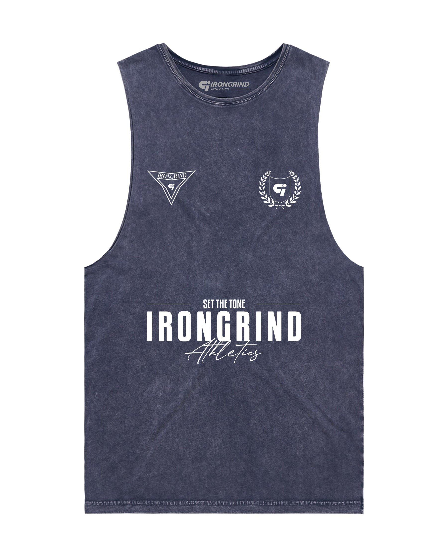 'Real Grind' Stone Wash Barnard Tank