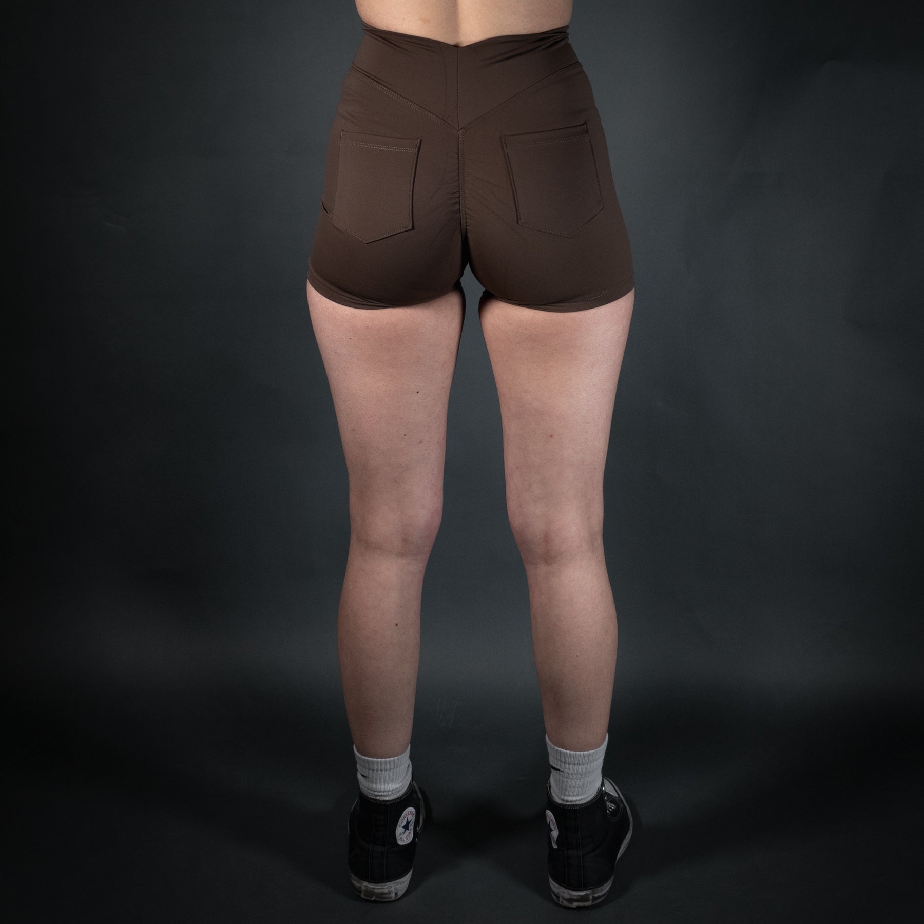 Reborn V- Waist Shorts | Walnut