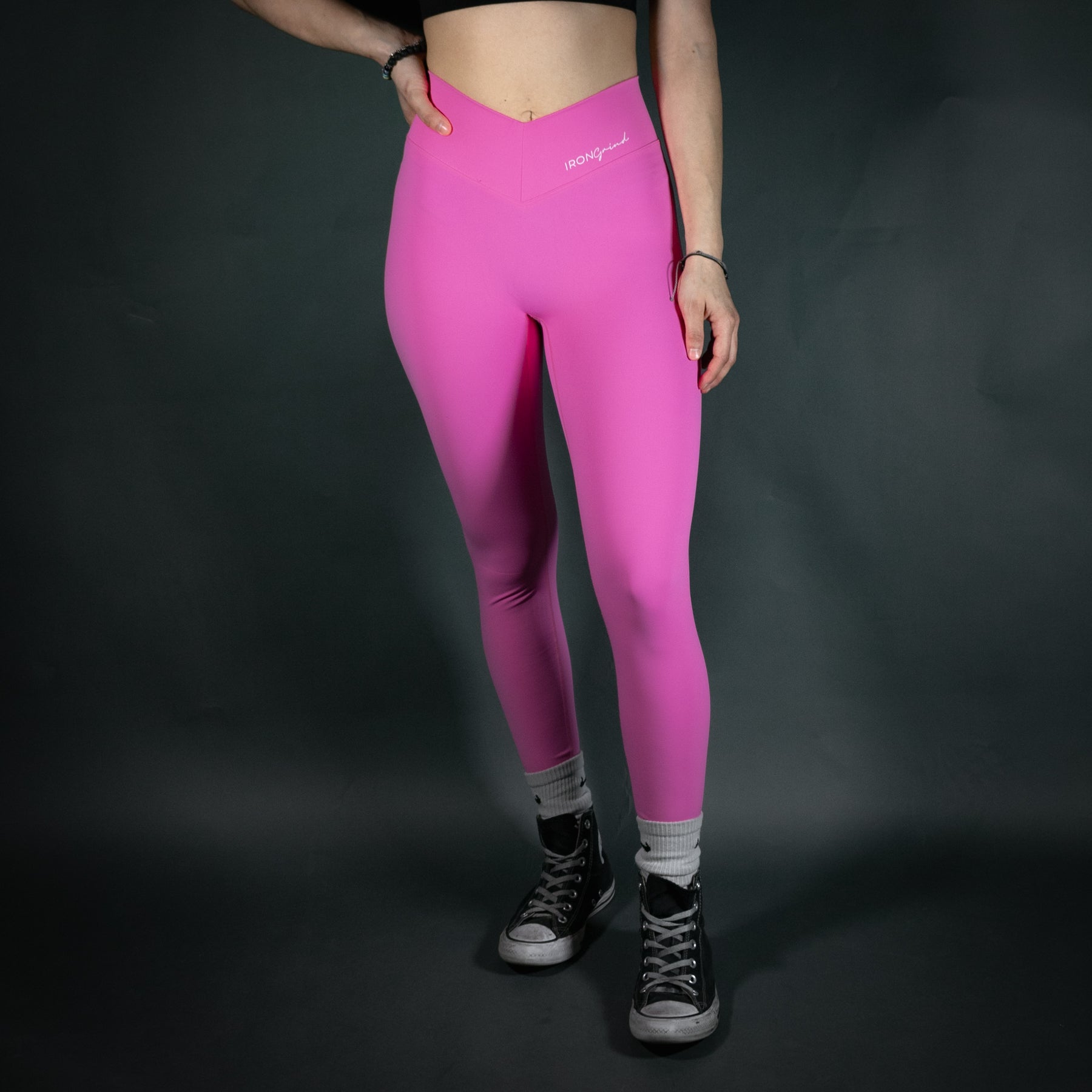 Reborn V - Waist Leggings | BubbleGum