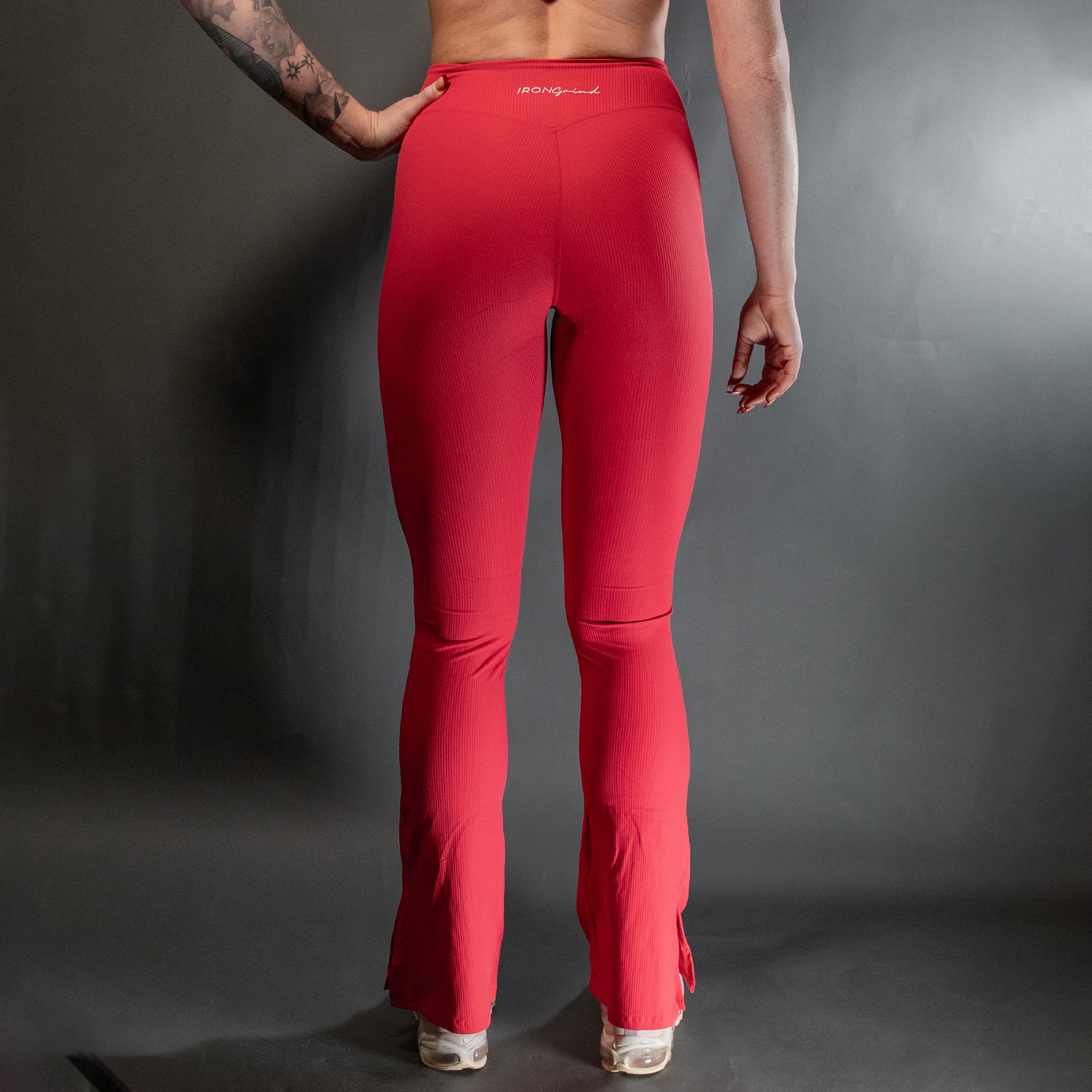 Reborn Flared Leggings | Candy Apple