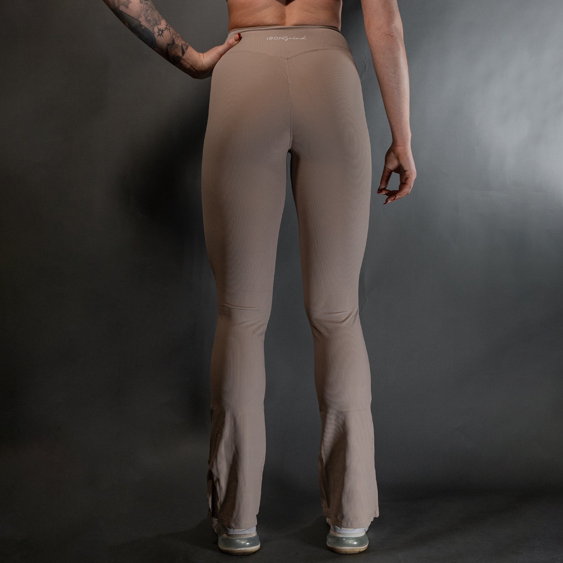 Reborn Flared Leggings | Tan