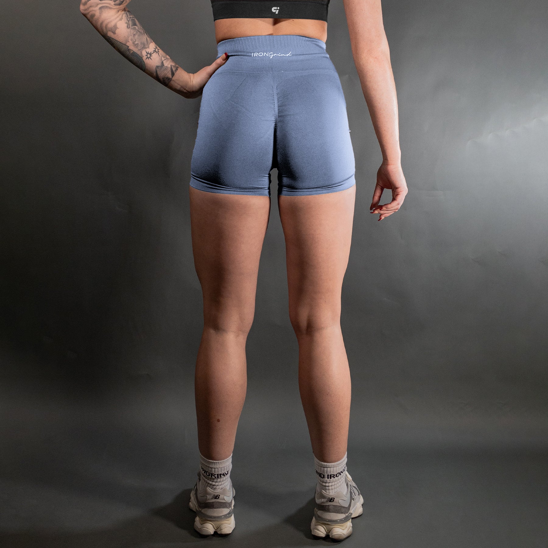Reborn Contour Seamless Shorts | Jean Blue
