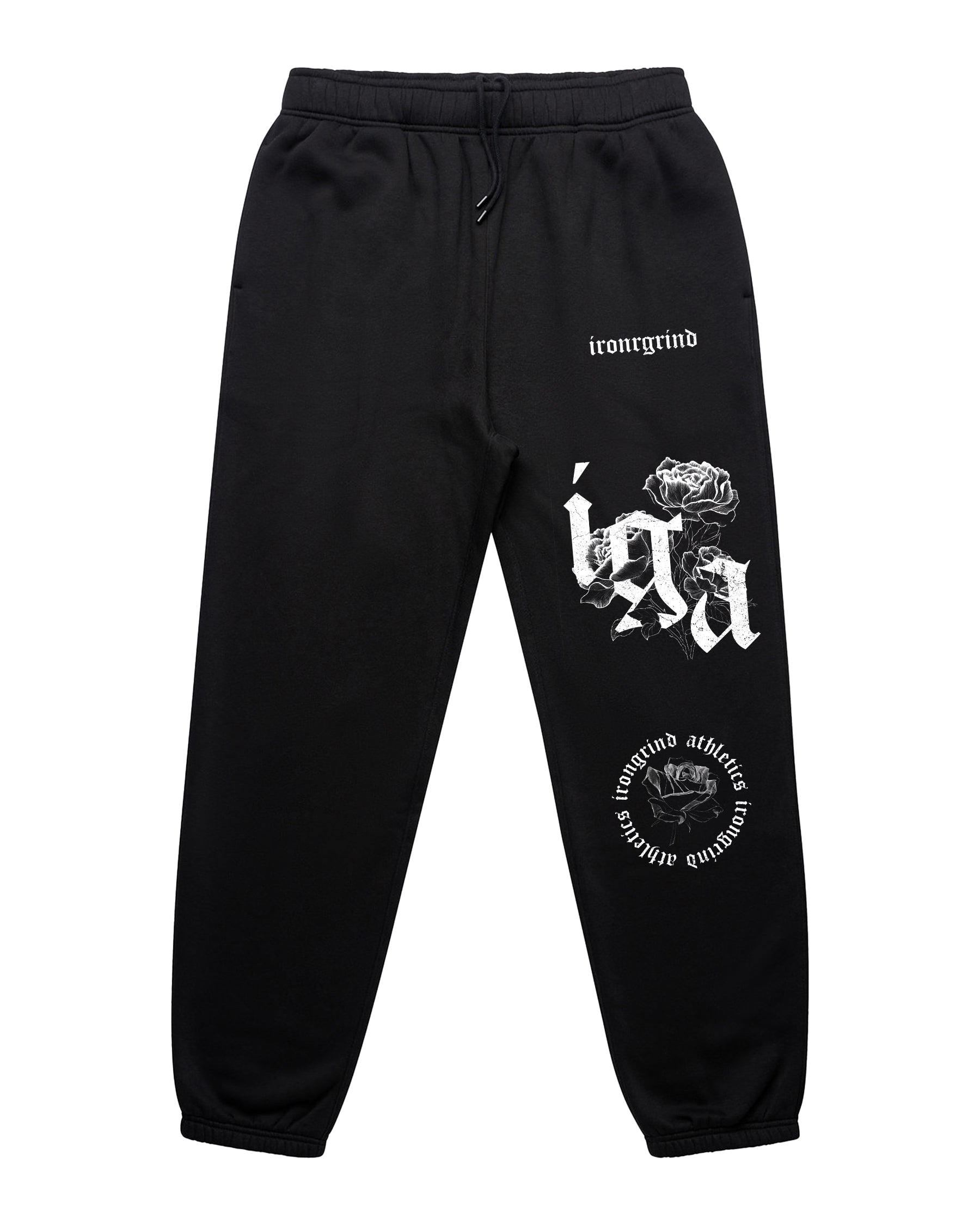 'Rose of Iron' Relax Track Pants