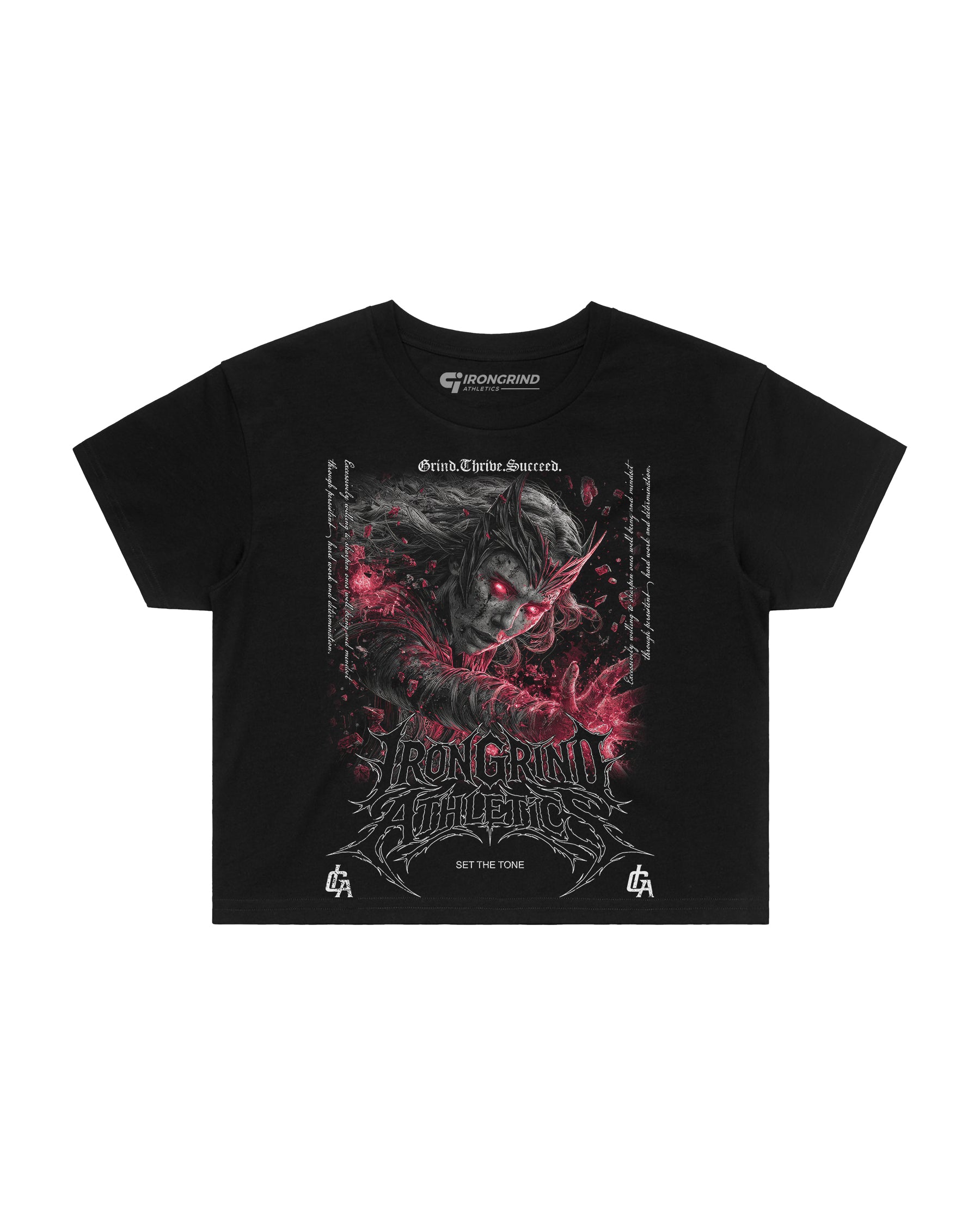 [Limited Edition] 'MRVL Zombies: Scarlett Witch' Wo's Crop Top