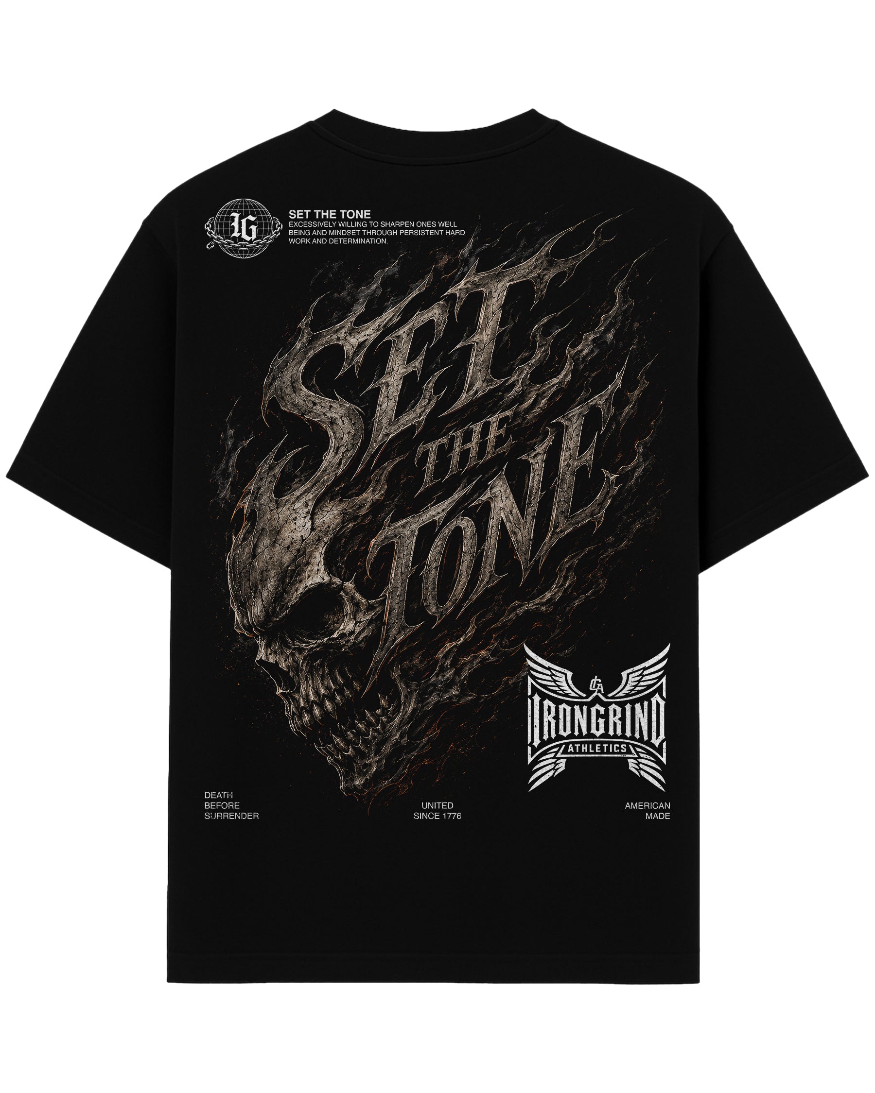 'American Made: Set The Tone 1776' Heavyweight T-Shirt