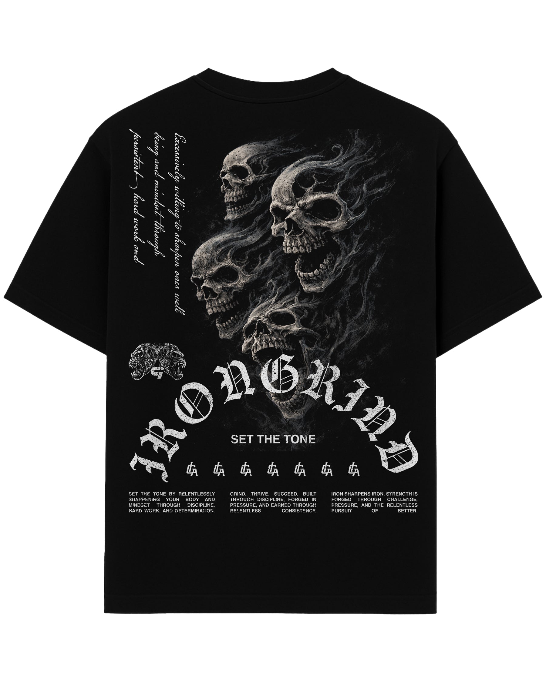 'Skulls' Heavyweight T-Shirt