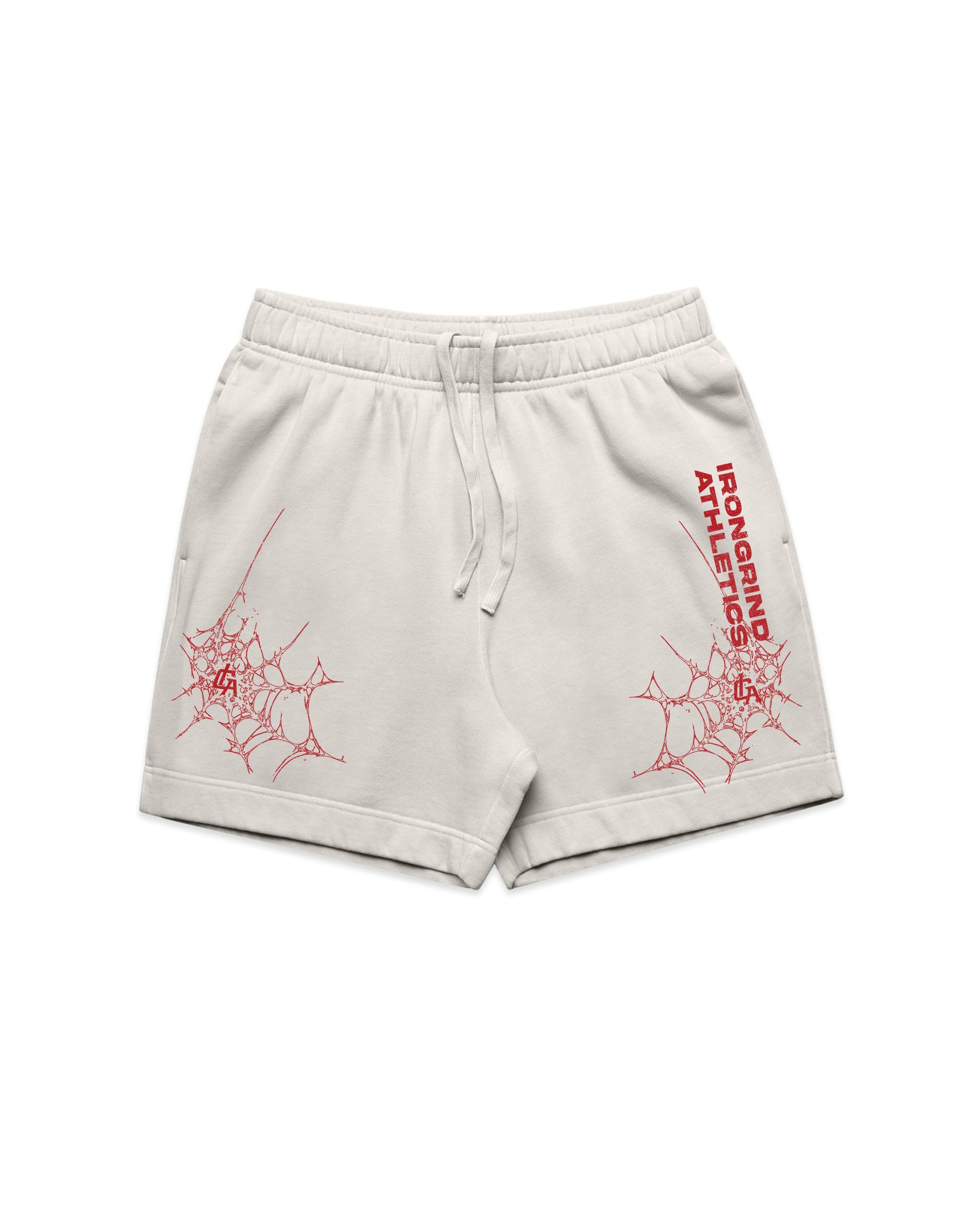 [Limited Edition] 'Mrvl: Spiderman & Mary Jane' Relax Faded Track Shorts 18"