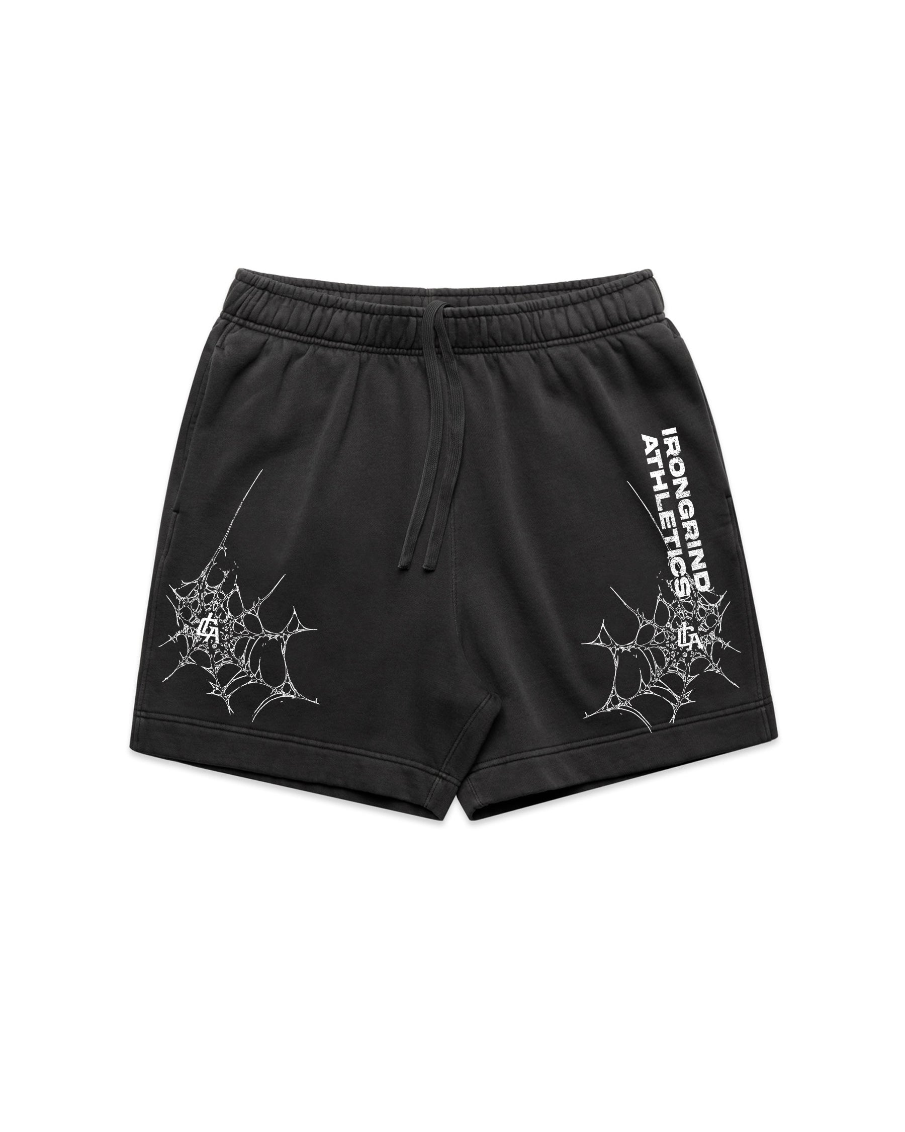 [Limited Edition] 'Mrvl: Spiderman & Mary Jane' Relax Faded Track Shorts 18"