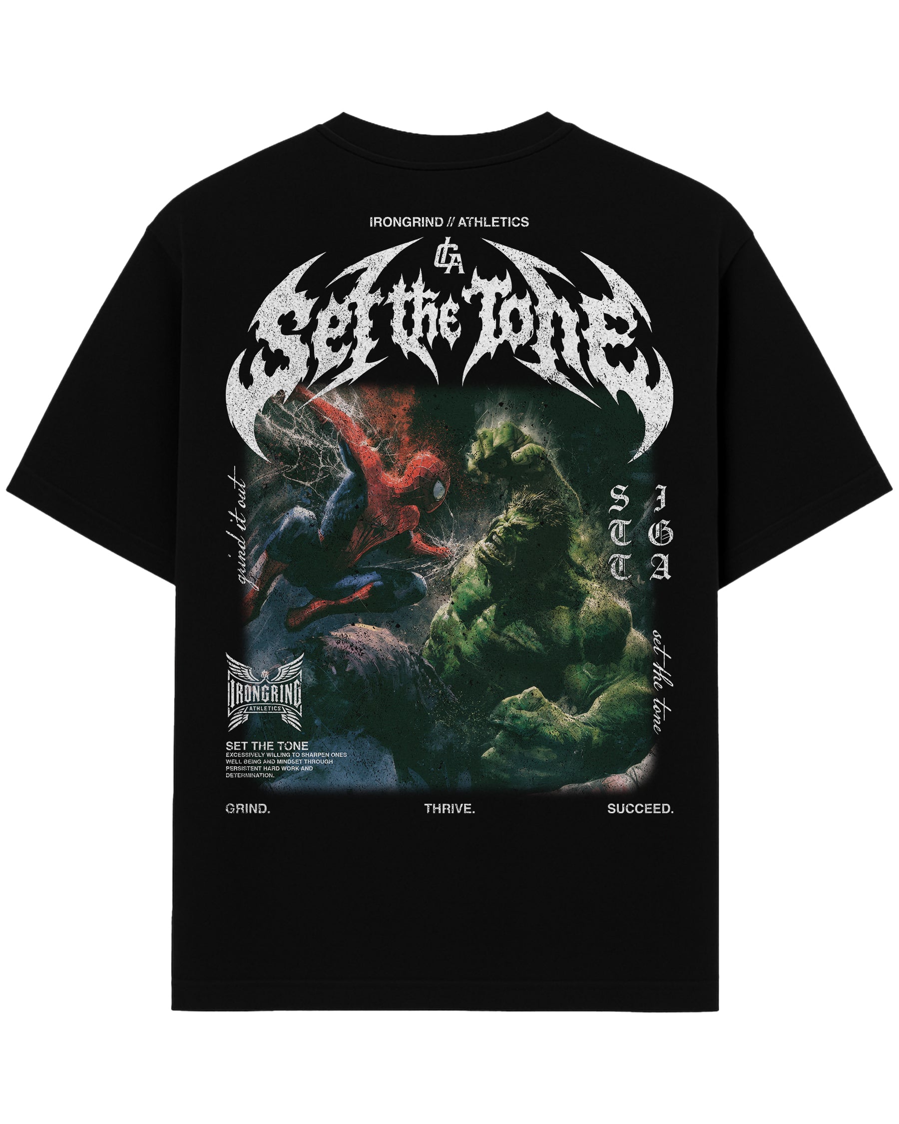 [Limited Edition] 'Mrvl: Spiderman vs Hulk' Heavyweight T-Shirt