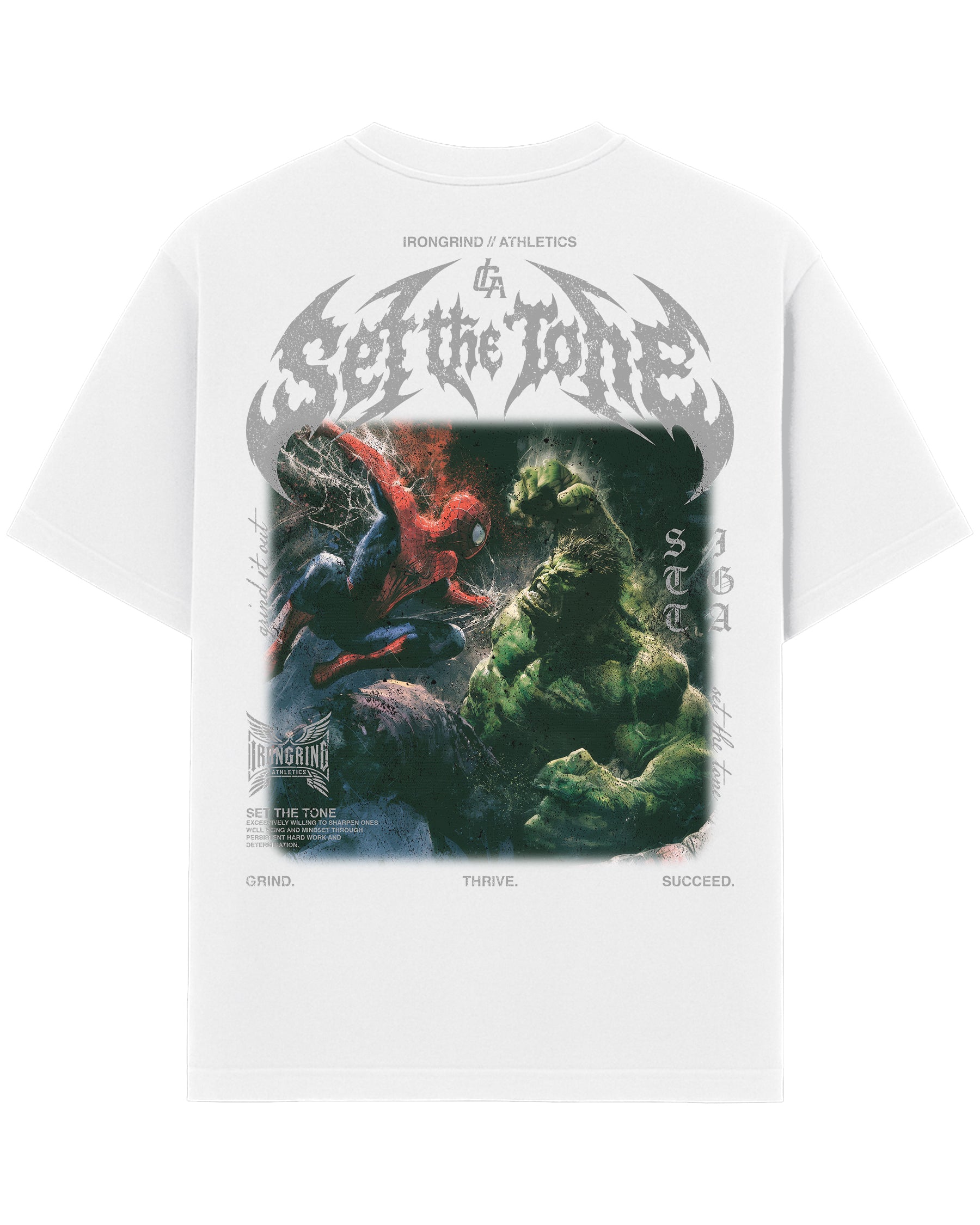 [Limited Edition] 'Mrvl: Spiderman vs Hulk' Heavyweight T-Shirt