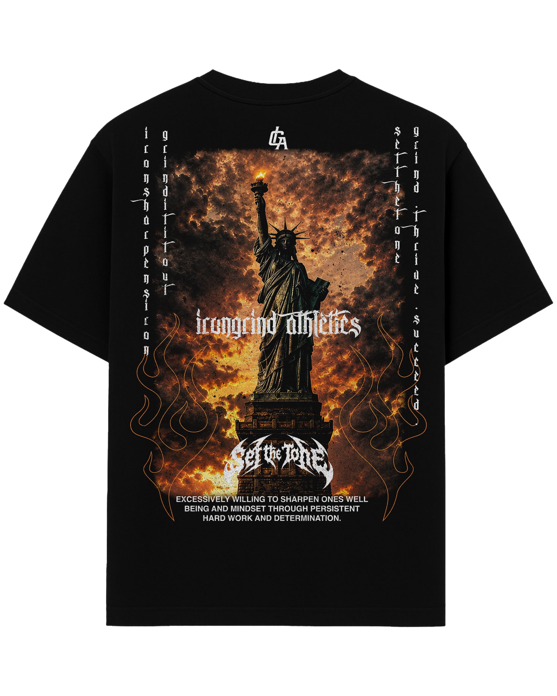 'American Made: Statue of Liberty' Heavyweight T-Shirt