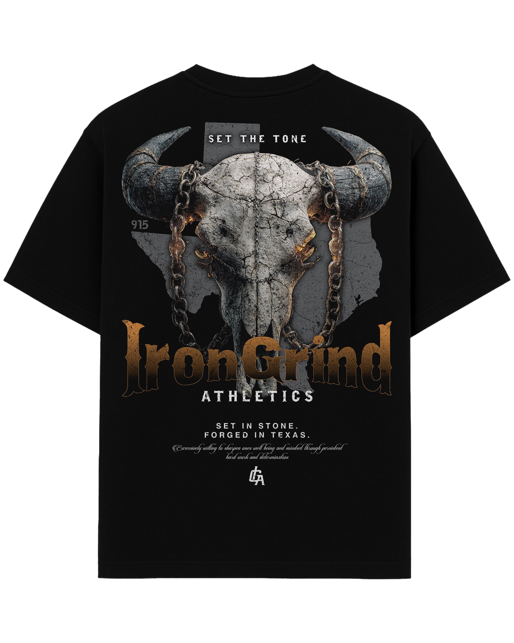 'Steel & Bone' Heavyweight T-Shirt