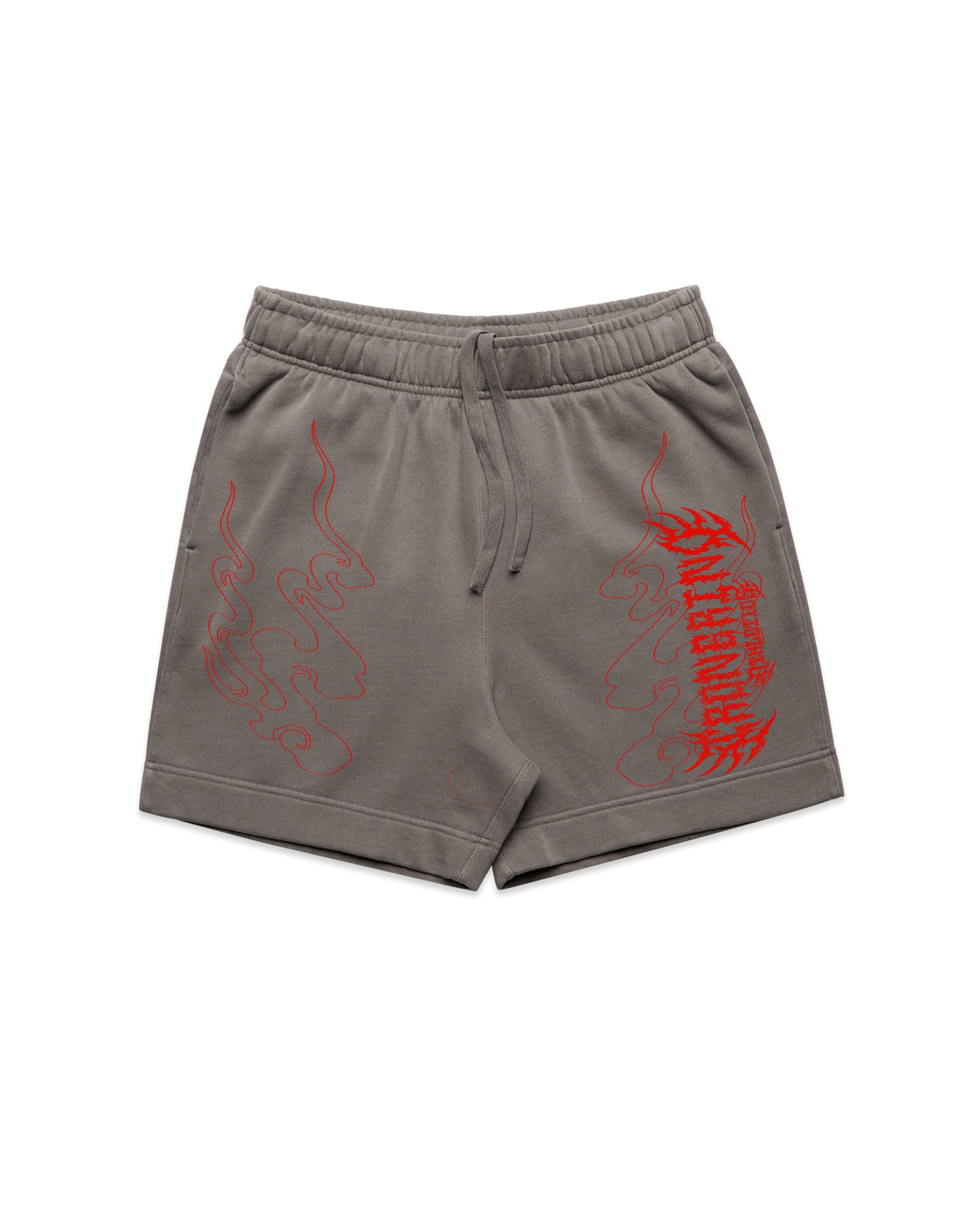 [Limited Edition] 'TMNT: Raphael' Relax Faded Track Shorts 18"
