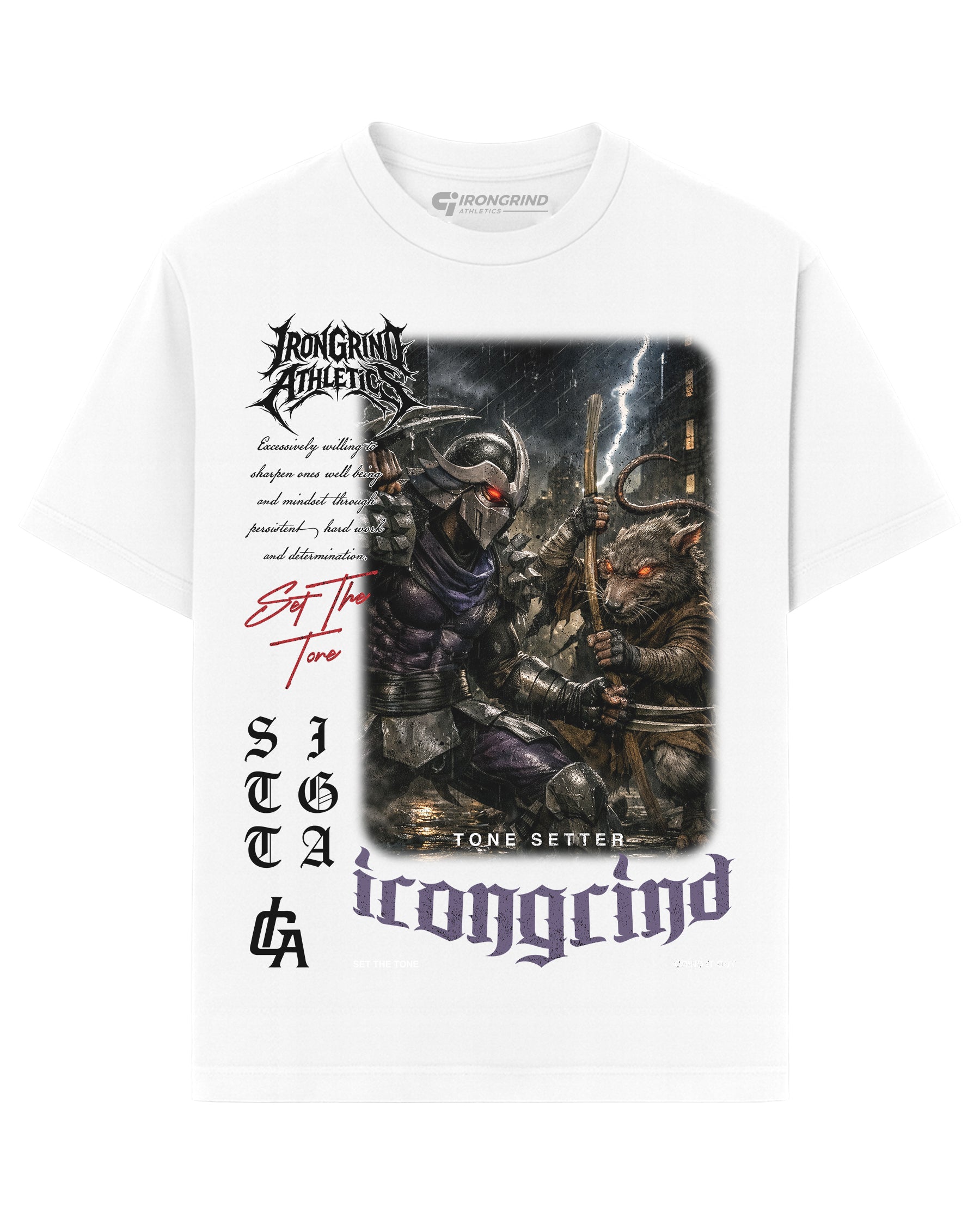 [Limited Edition] 'TMNT: Shredder vs Splinter' Heavyweight T-Shirt