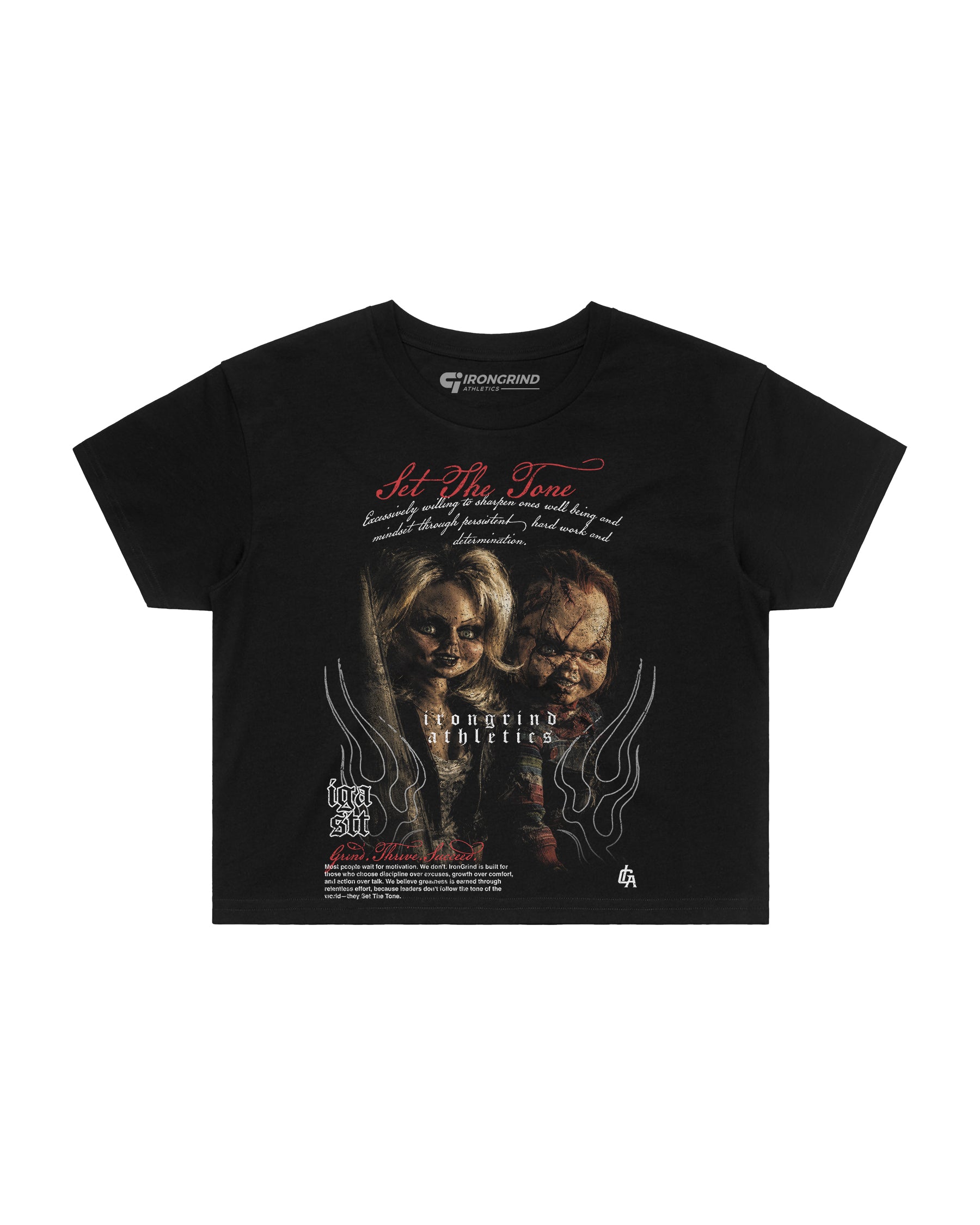 [Limited Edition] 'Halloween: The Killer Couple' Wo's Crop Top