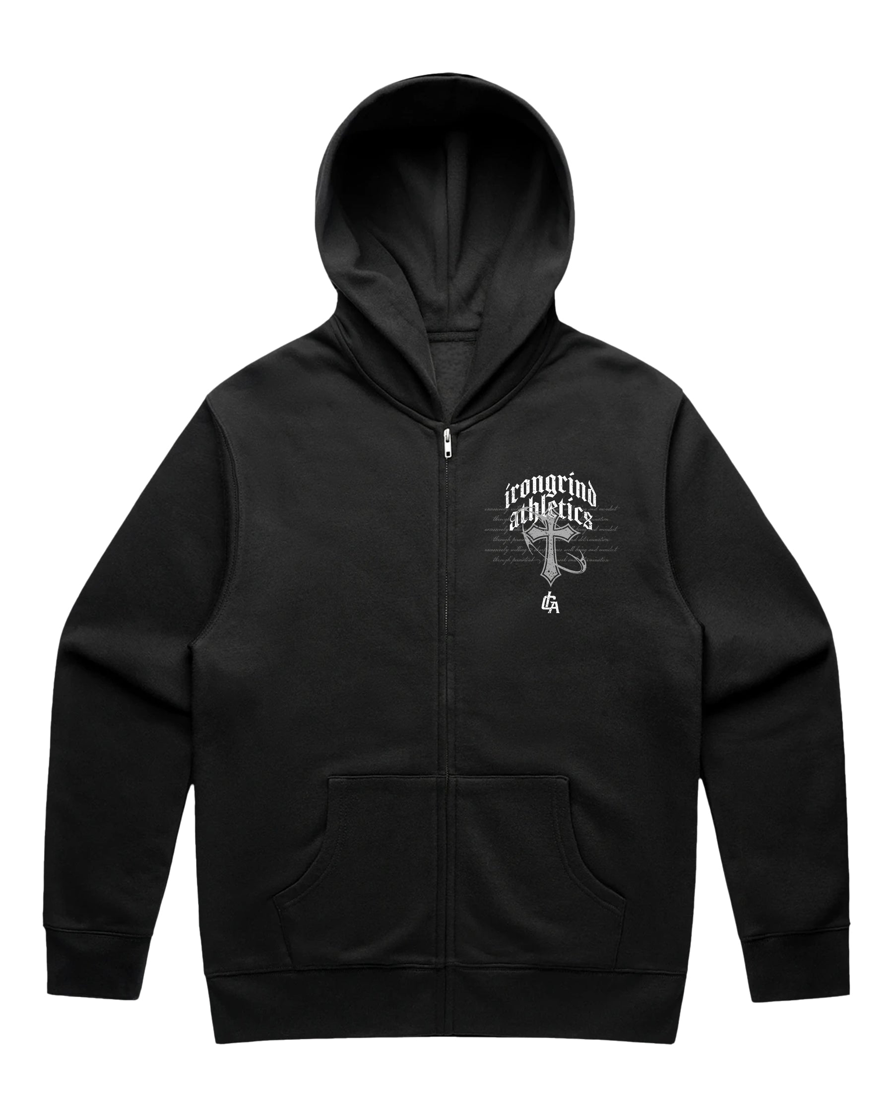 'Through Fire, By Faith' Relax Zip Hood